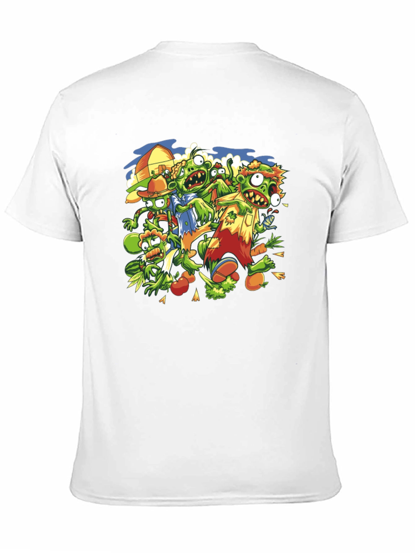Zombie Veggie T-Shirt - Plants vs. Undead Humor