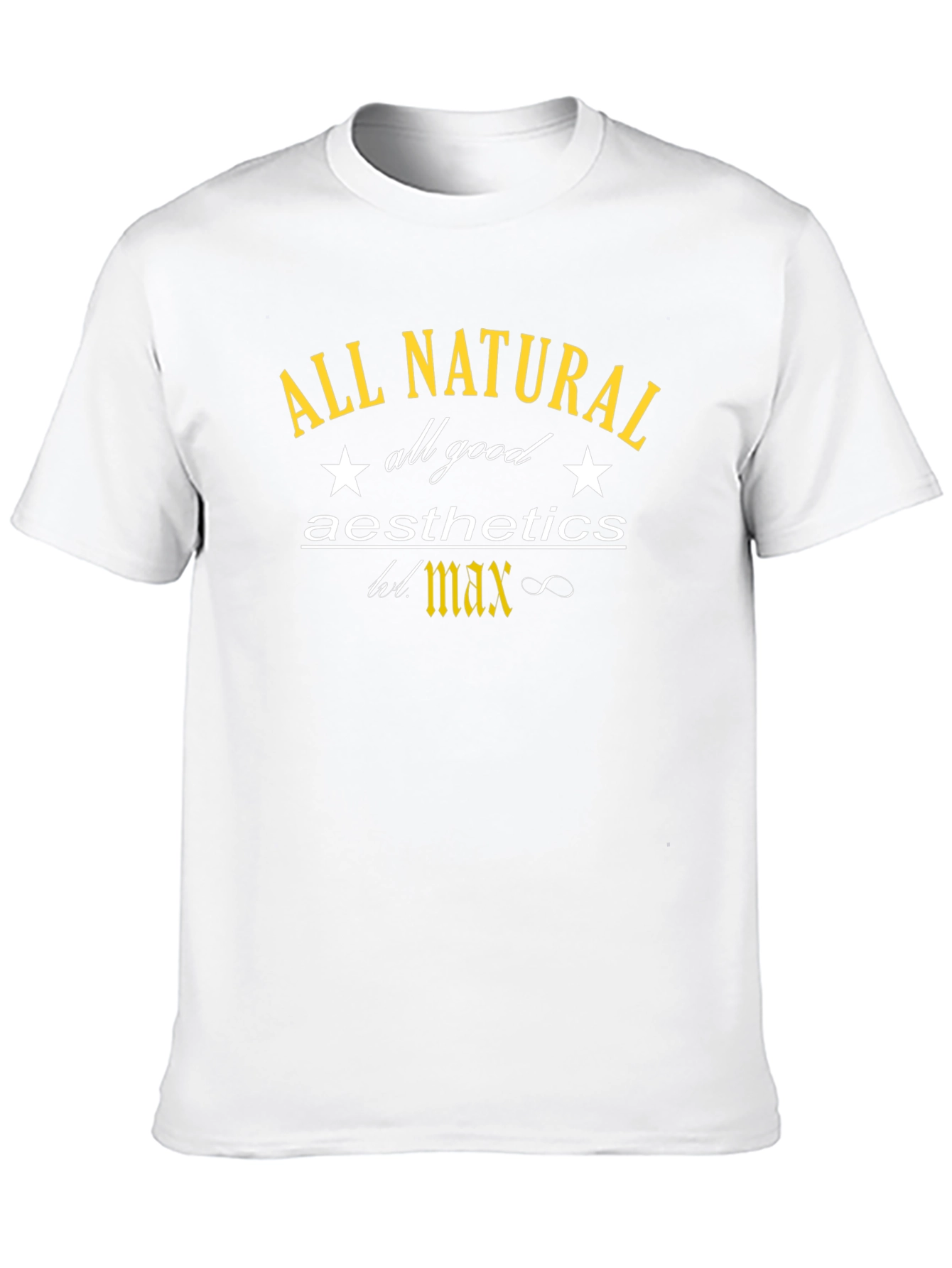 All Natural Aesthetics Black Graphic Tee