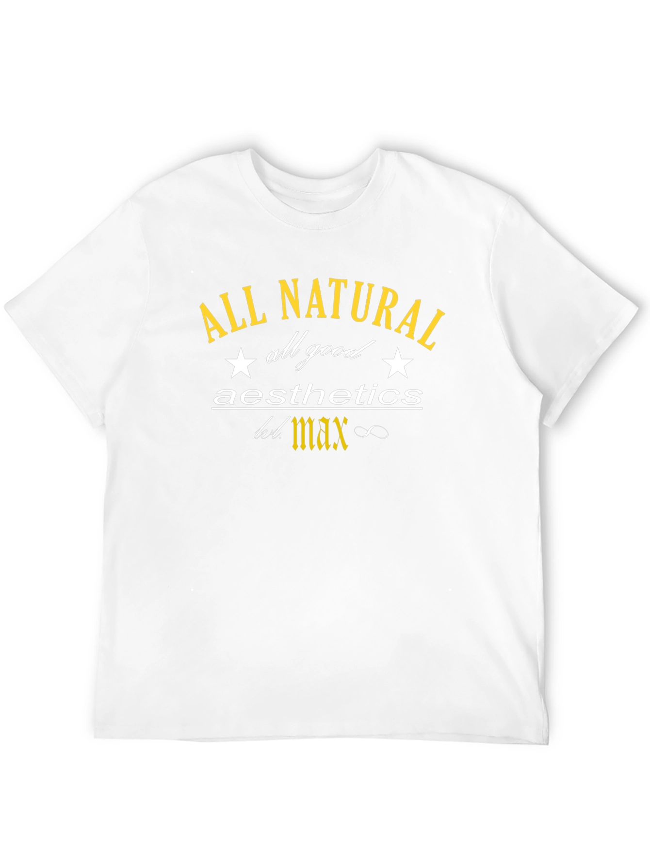 All Natural Aesthetics Black Graphic Tee
