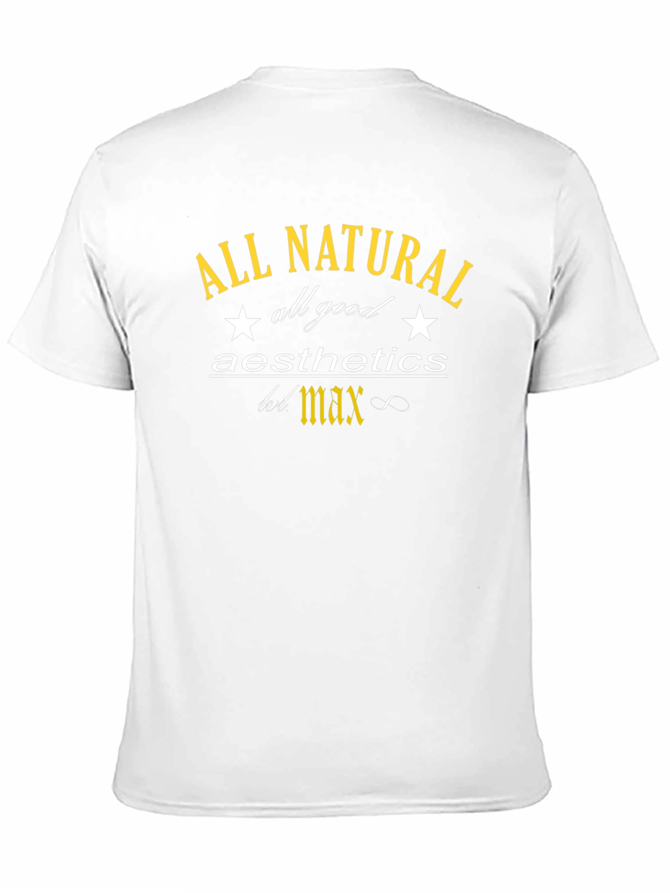 All Natural Aesthetics Black Graphic Tee