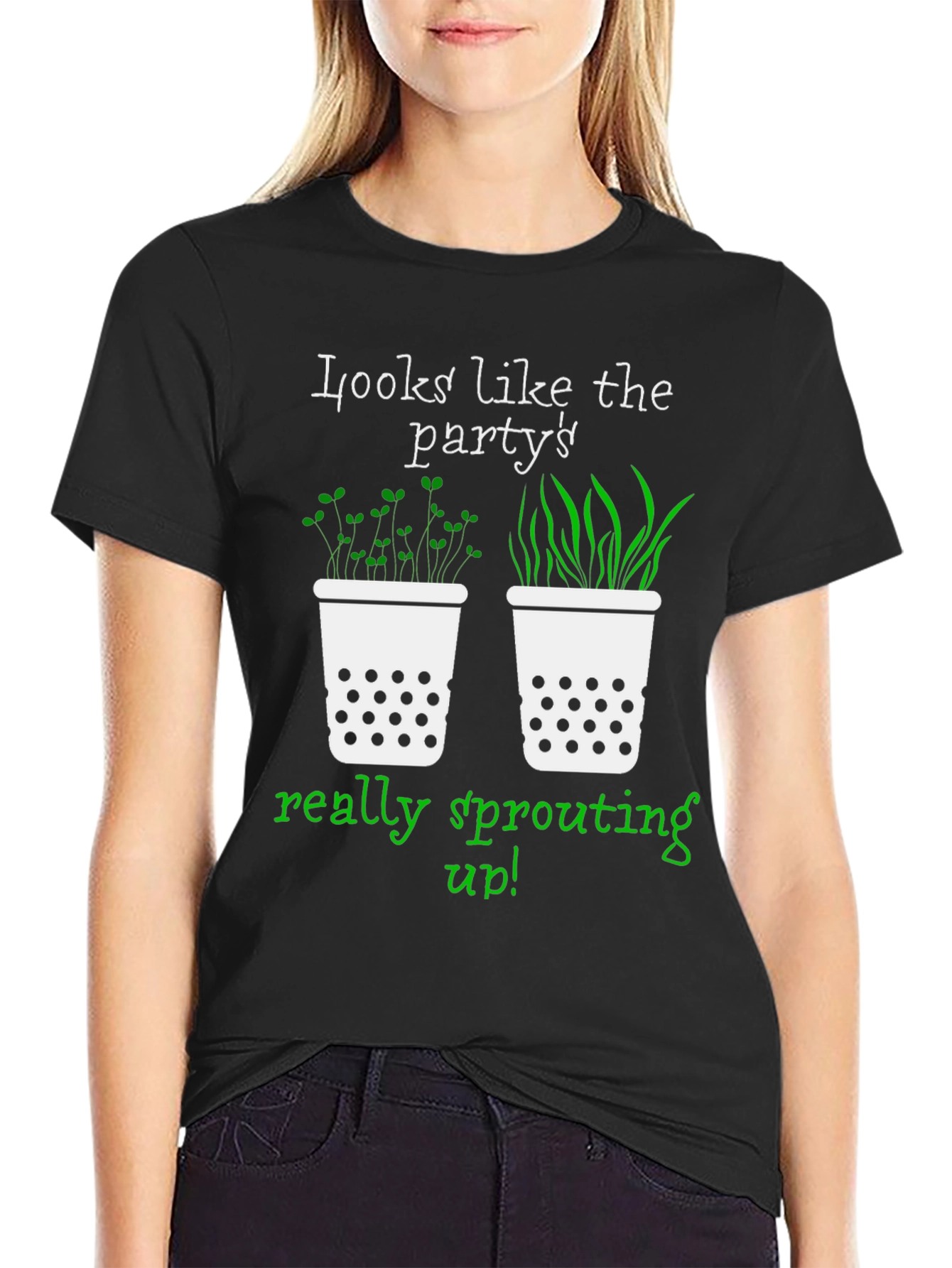 Party Sprouting Up Graphic T-Shirt