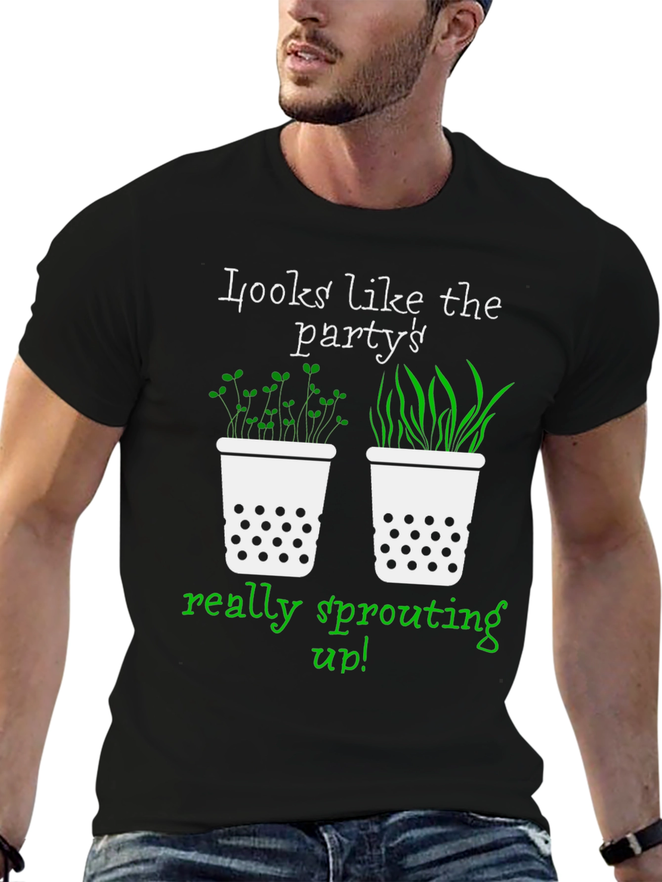 Party Sprouting Up Graphic T-Shirt