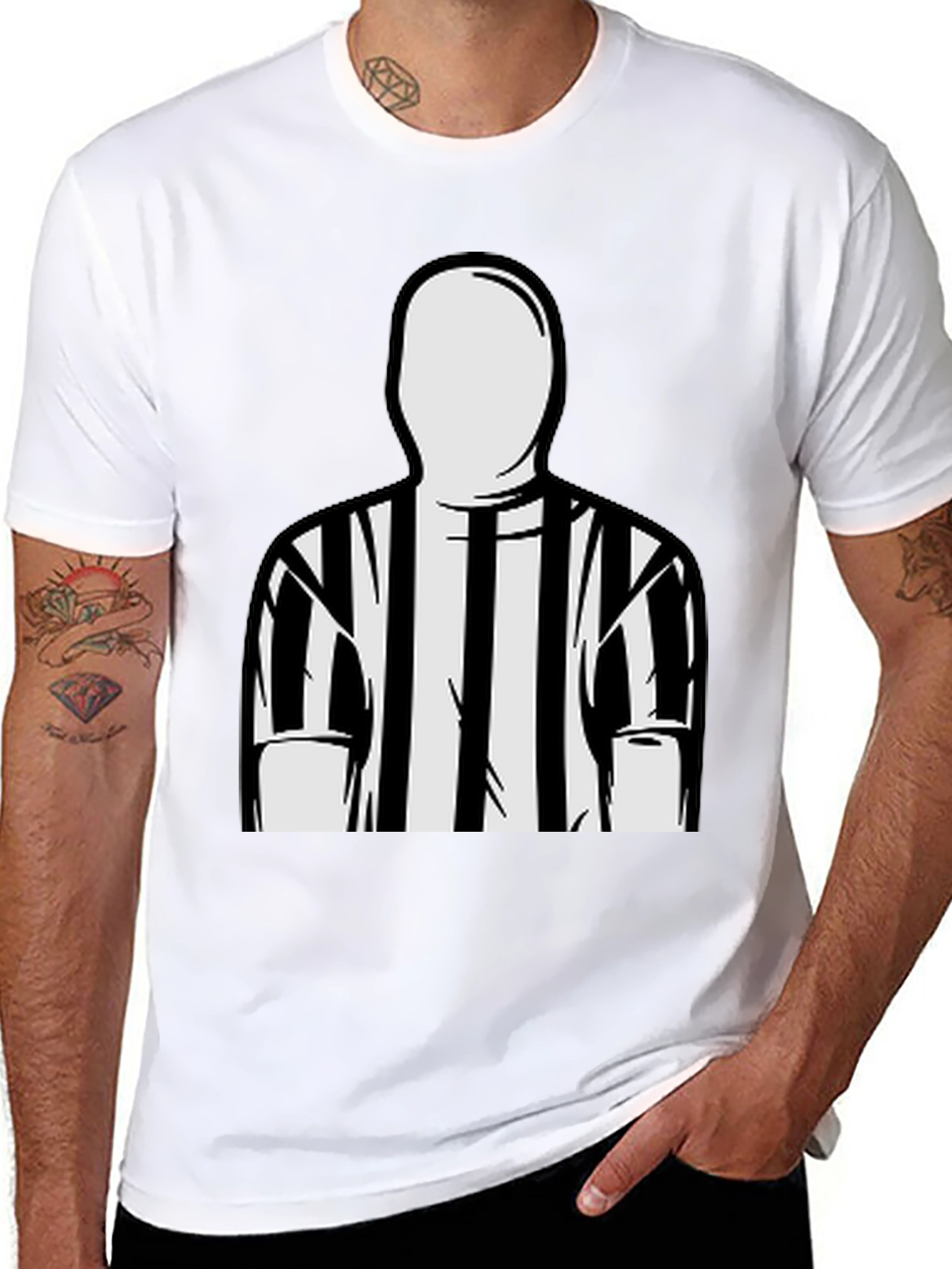 Referee Striped T-Shirt