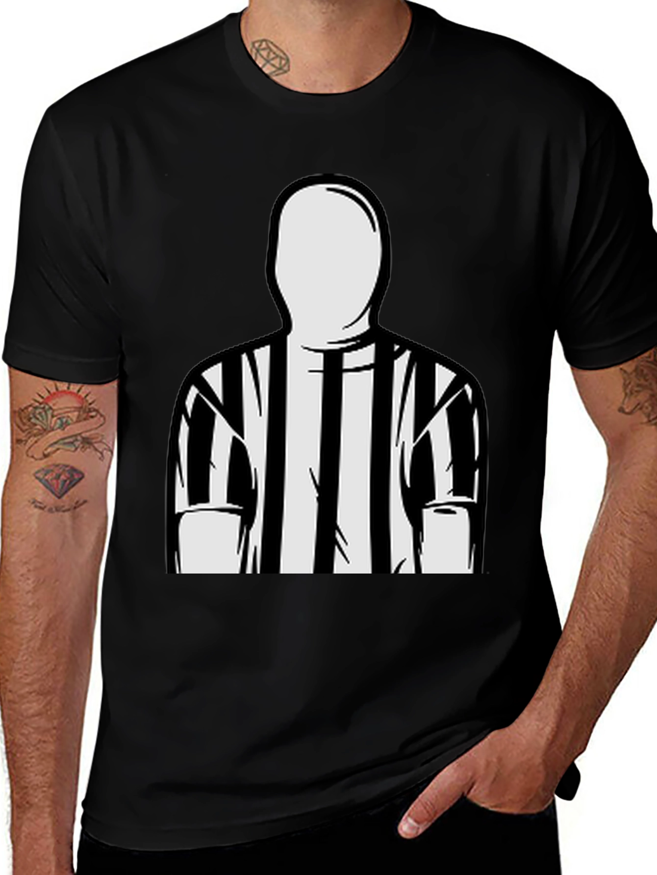 Referee Striped T-Shirt