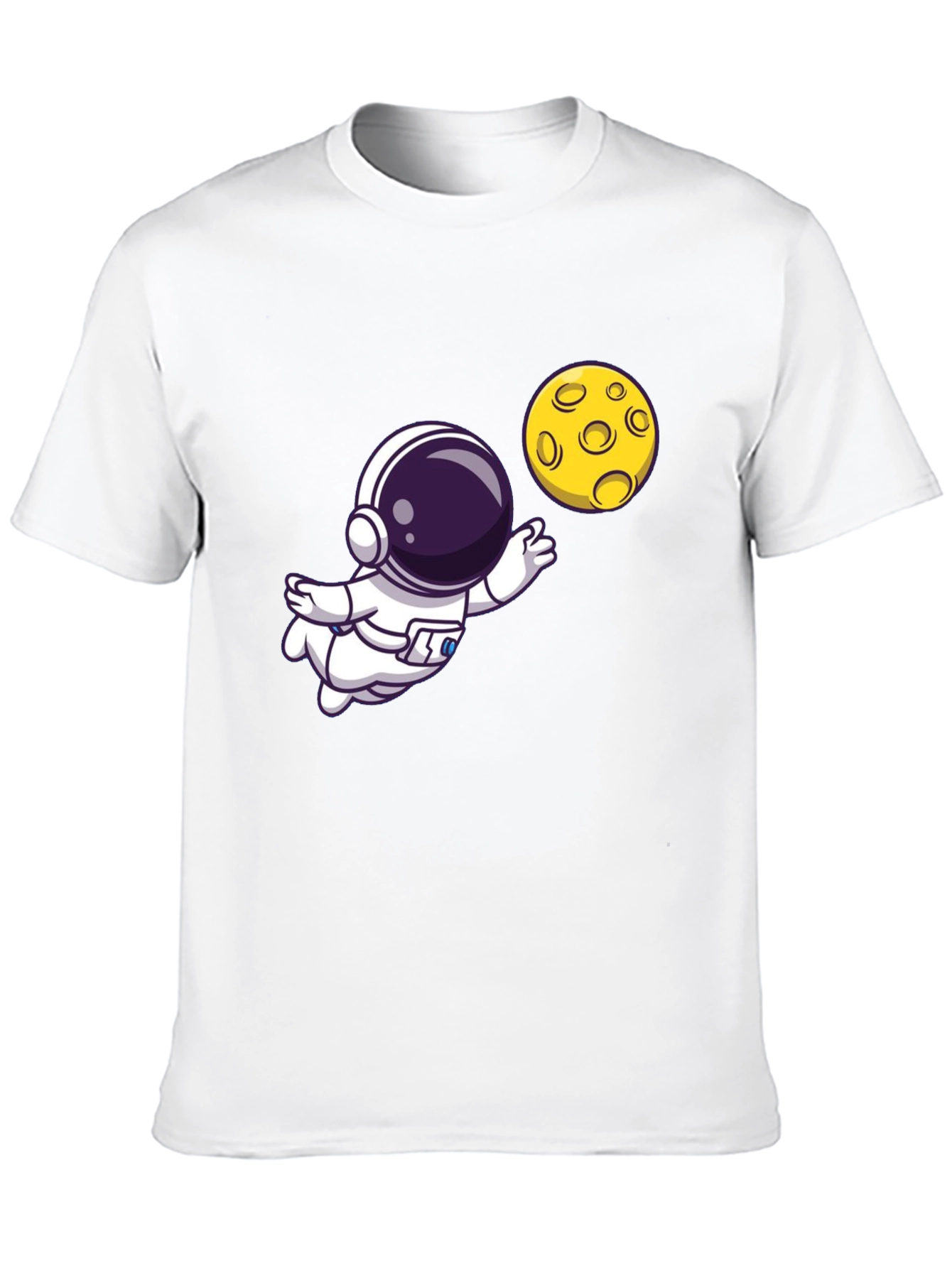 Astronaut & Moon Graphic T-Shirt