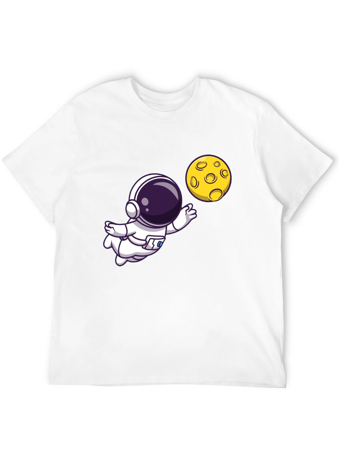 Astronaut & Moon Graphic T-Shirt