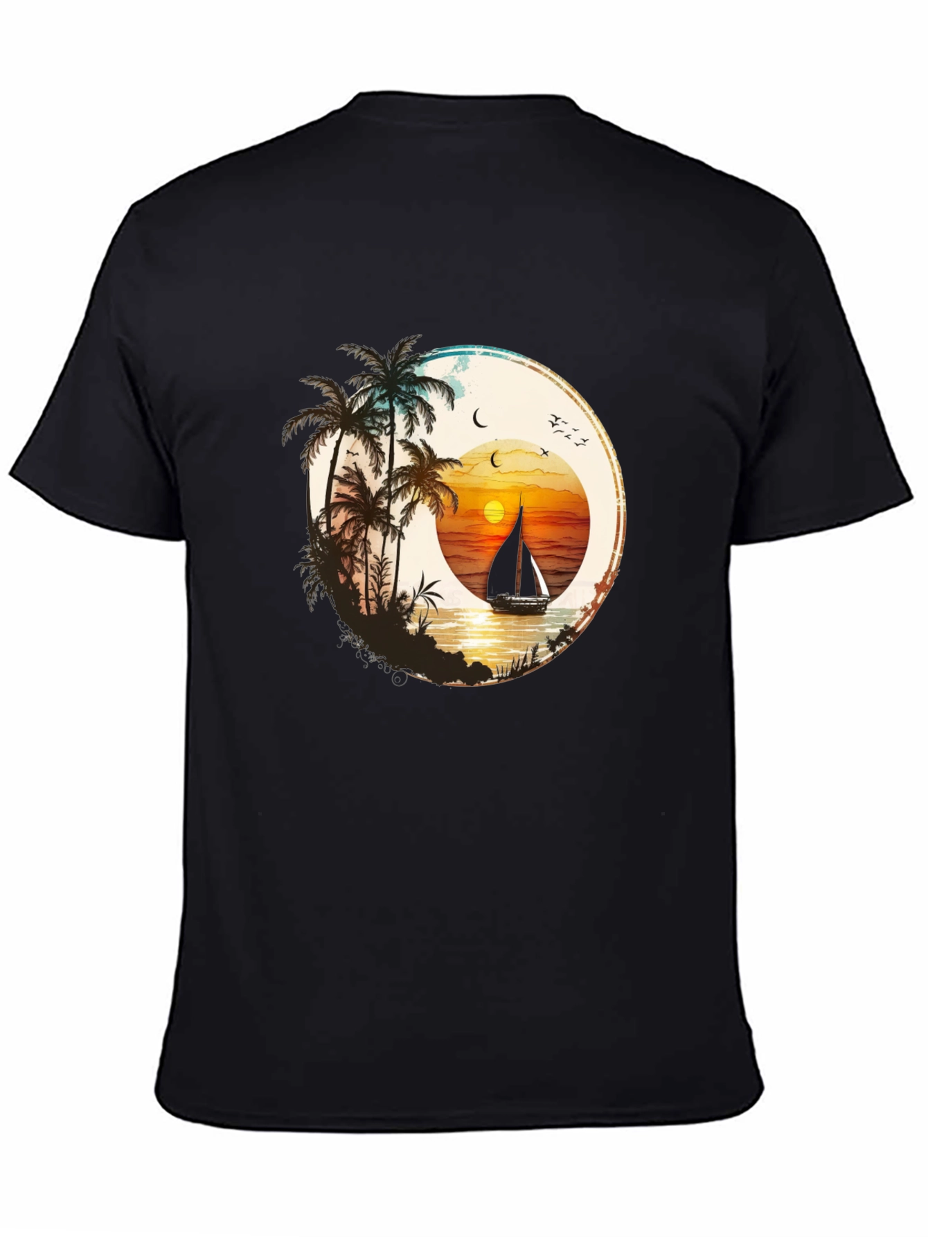 Sunset Sail T-Shirt - Beach Vibes