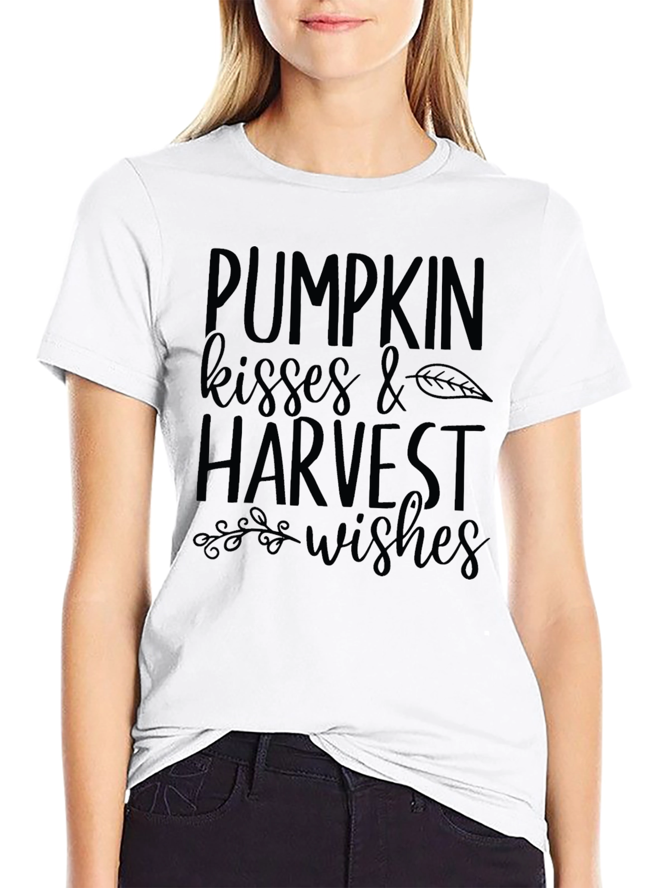 Pumpkin Kisses & Harvest Wishes Graphic Tee