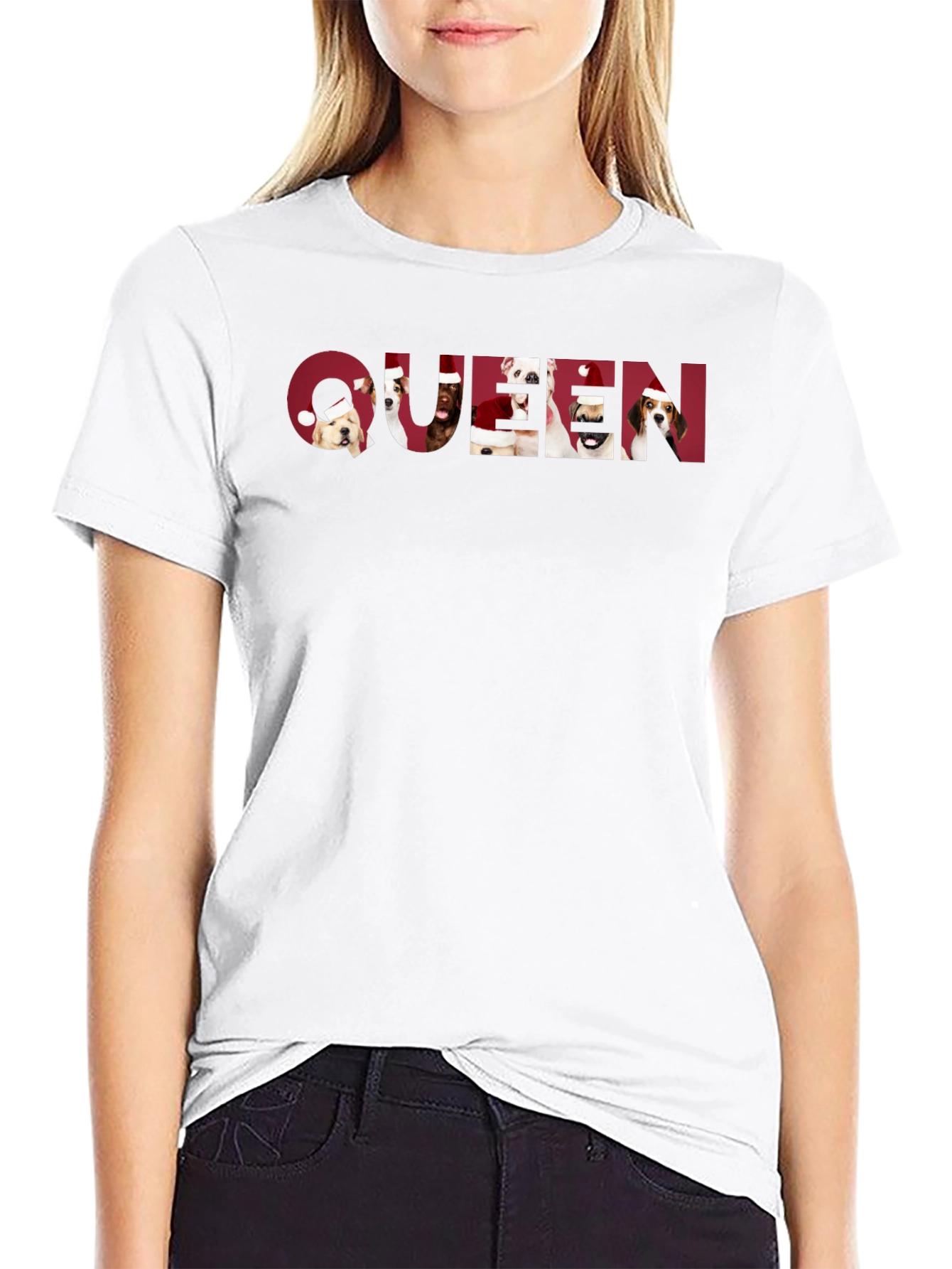 Queen Dogs Holiday T-Shirt