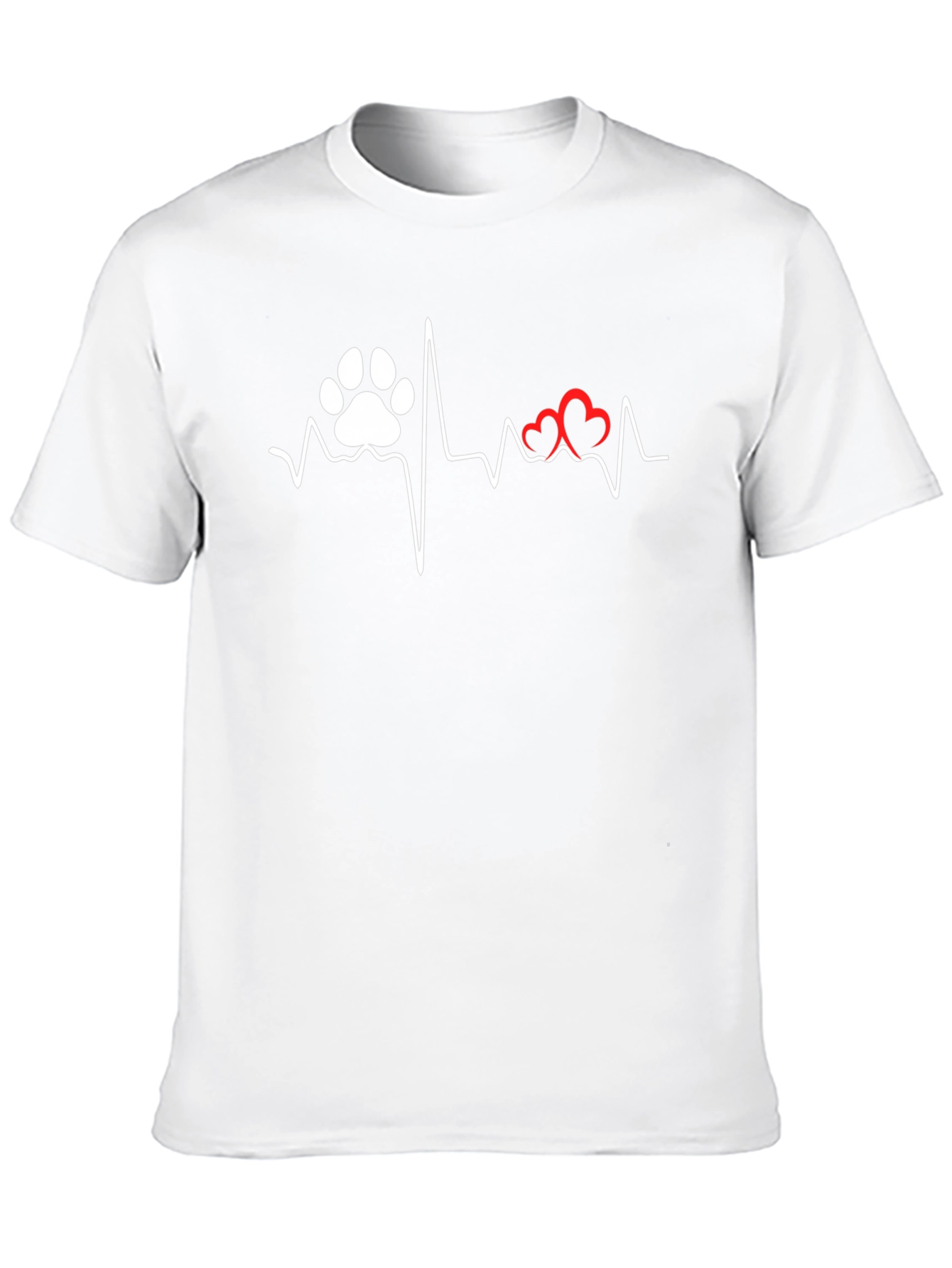 Dog Lover Heartbeat T-Shirt