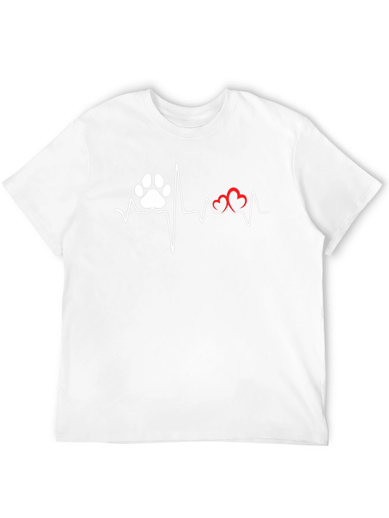 Dog Lover Heartbeat T-Shirt