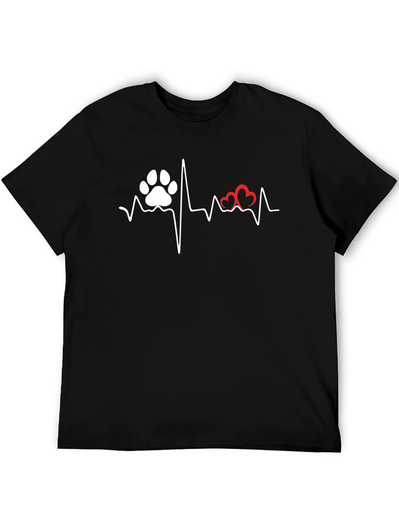 Dog Lover Heartbeat T-Shirt