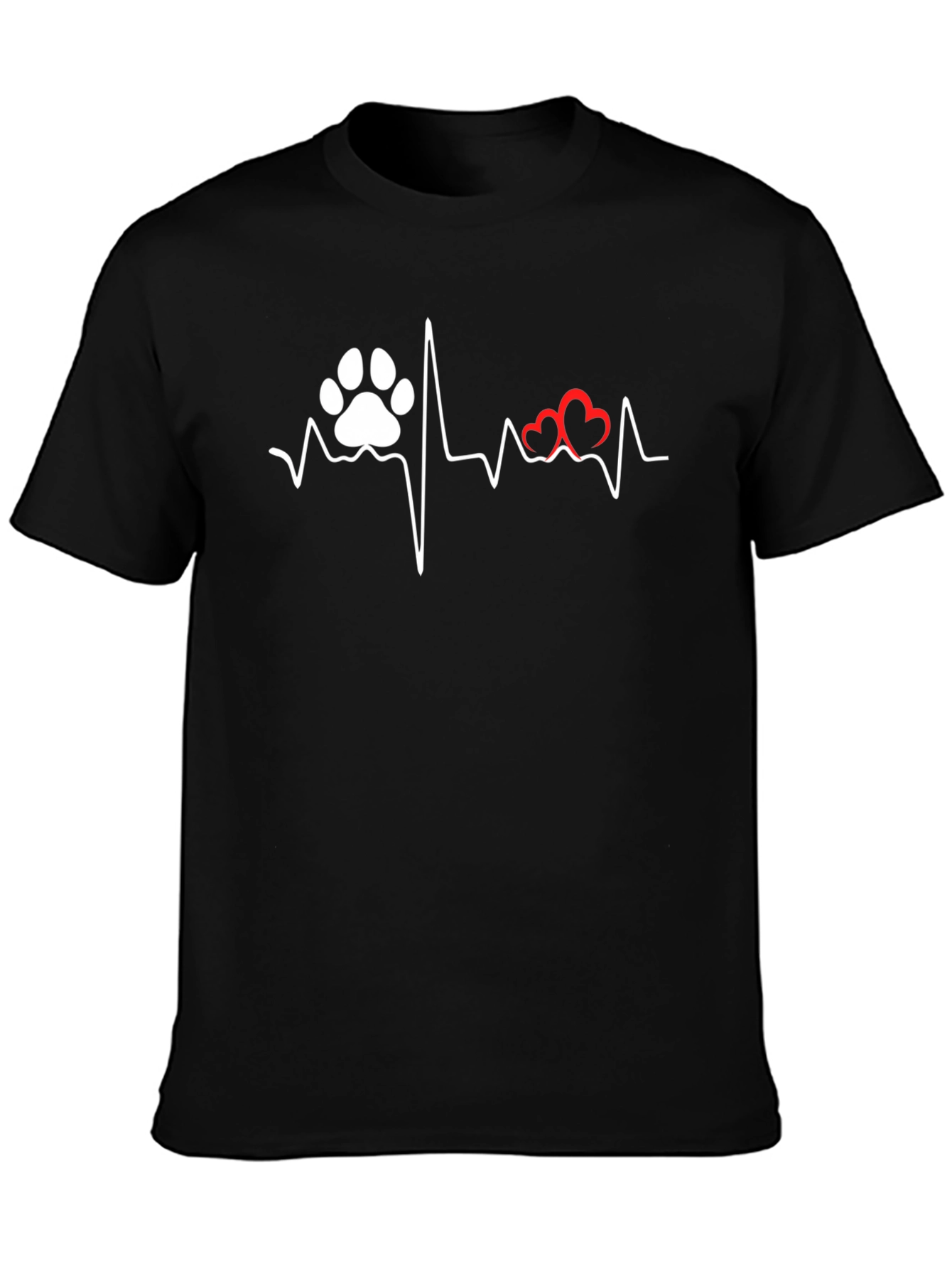 Dog Lover Heartbeat T-Shirt