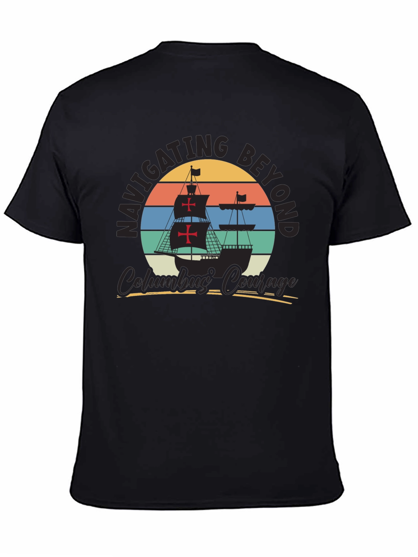 Columbus Courage Retro Graphic Tee
