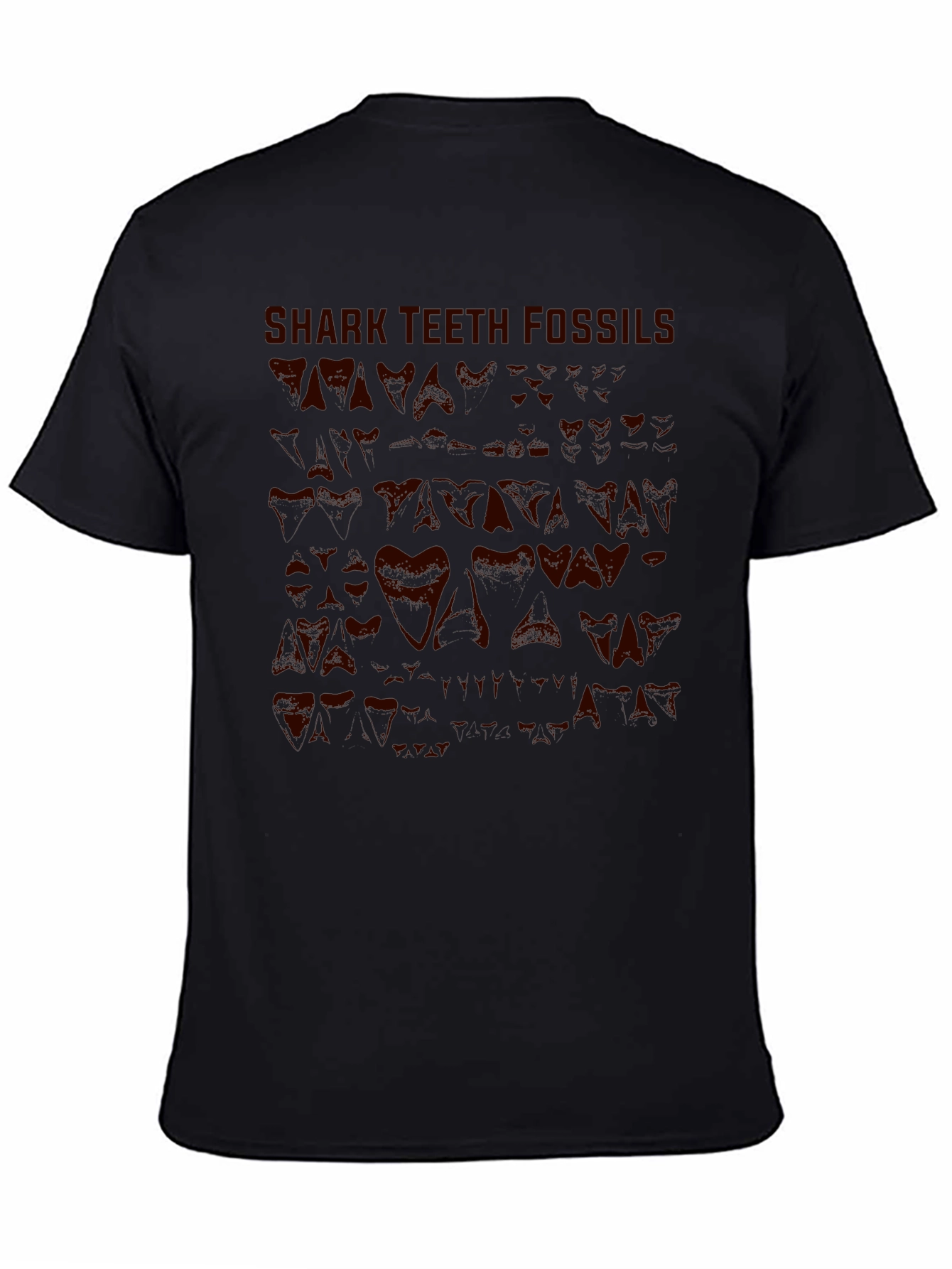 Shark Teeth Fossils Graphic T-Shirt