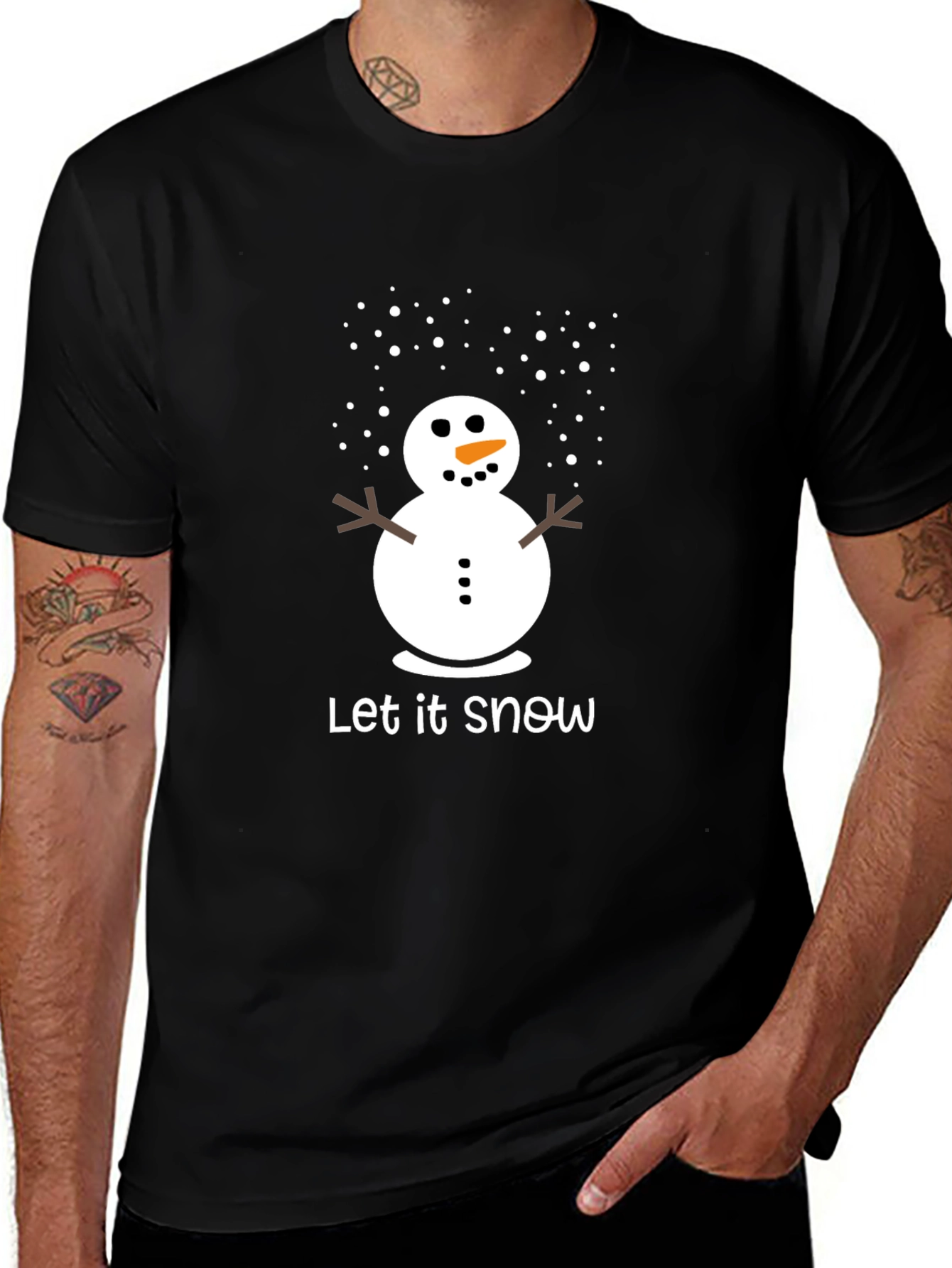 Let it Snow T-Shirt - Festive Holiday Apparel