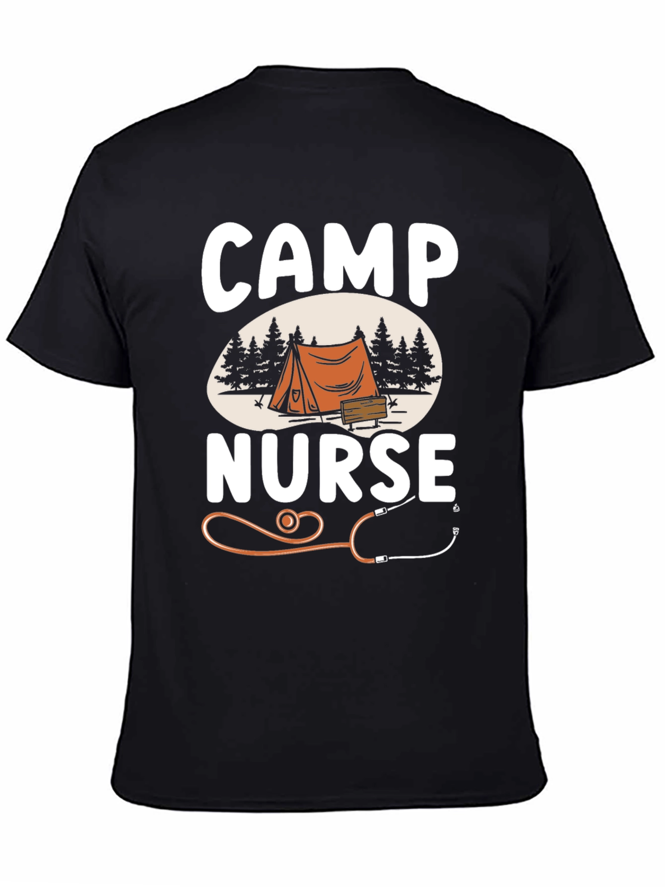Camp Nurse T-Shirt - Camping & Medical Design