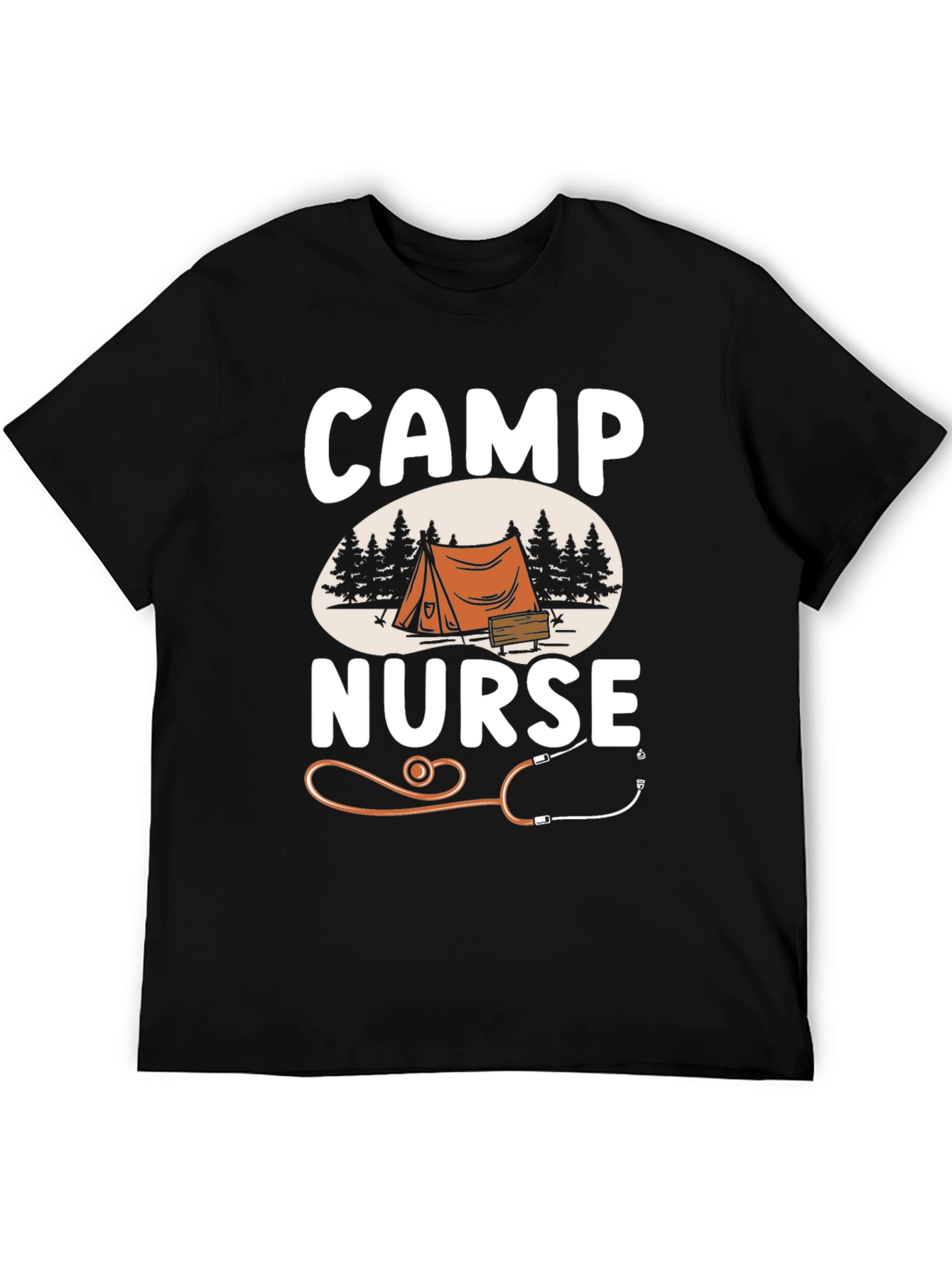 Camp Nurse T-Shirt - Camping & Medical Design