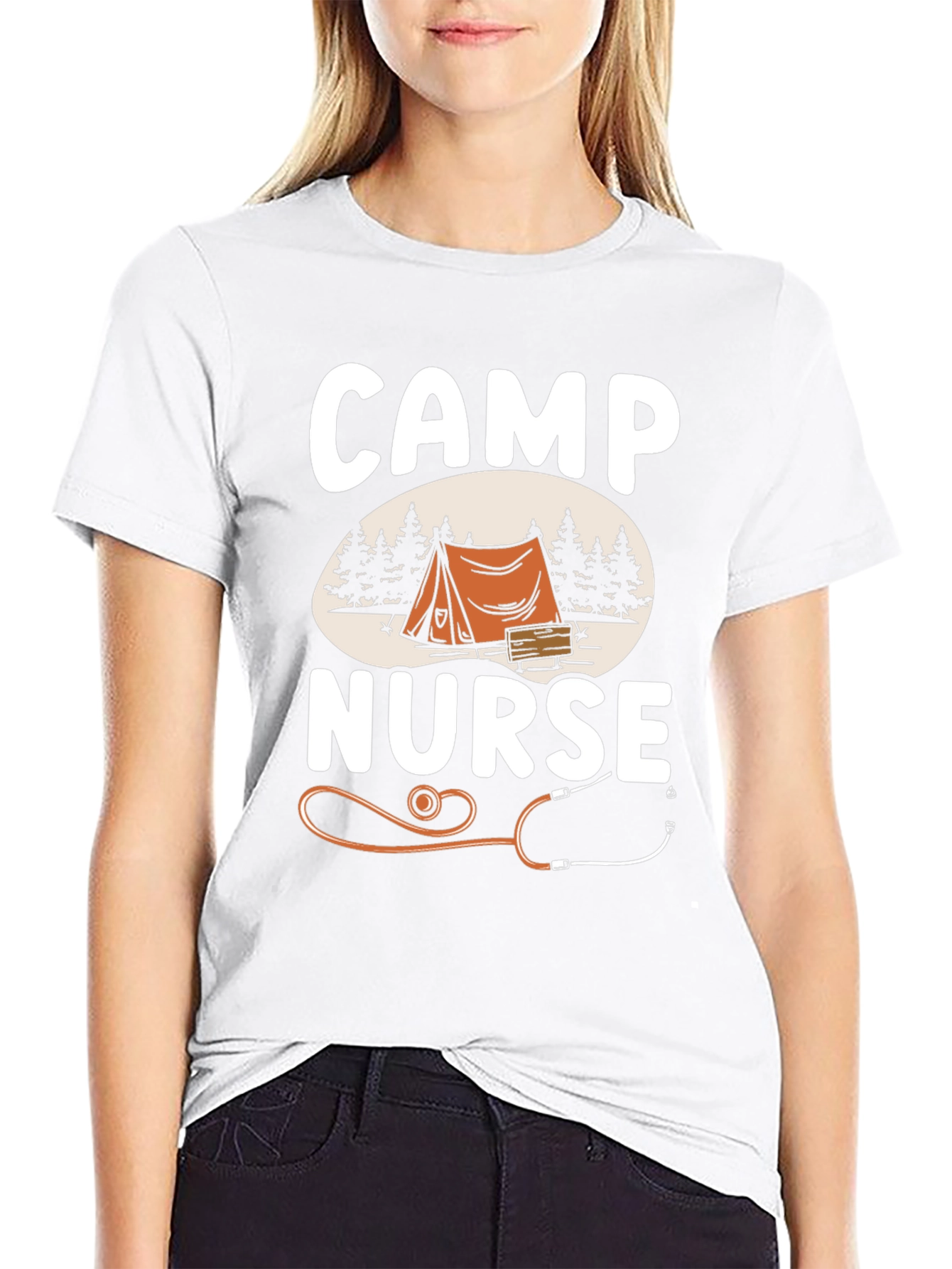 Camp Nurse T-Shirt - Camping & Medical Design