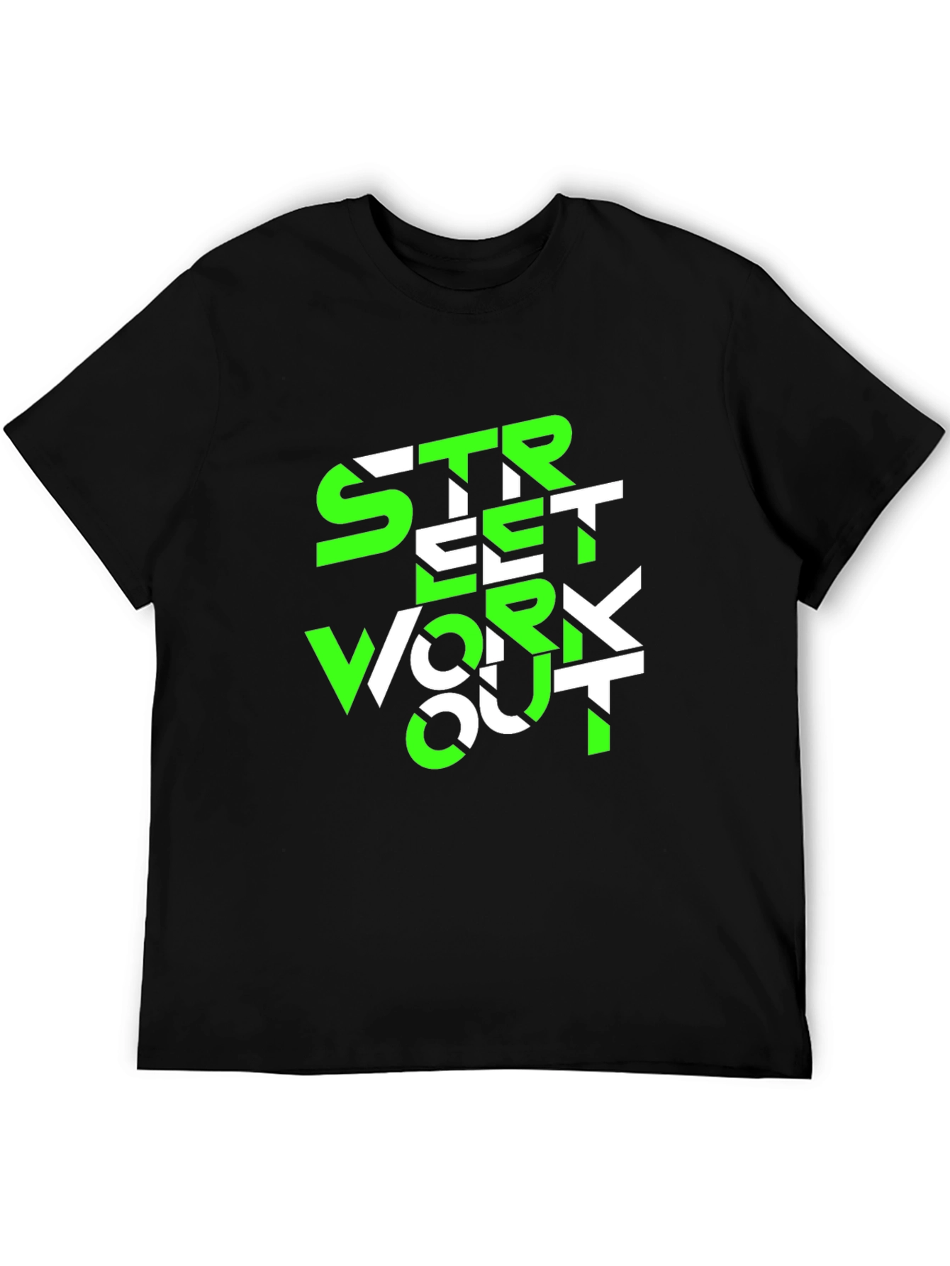 Street Workout Graphic Tee - Black