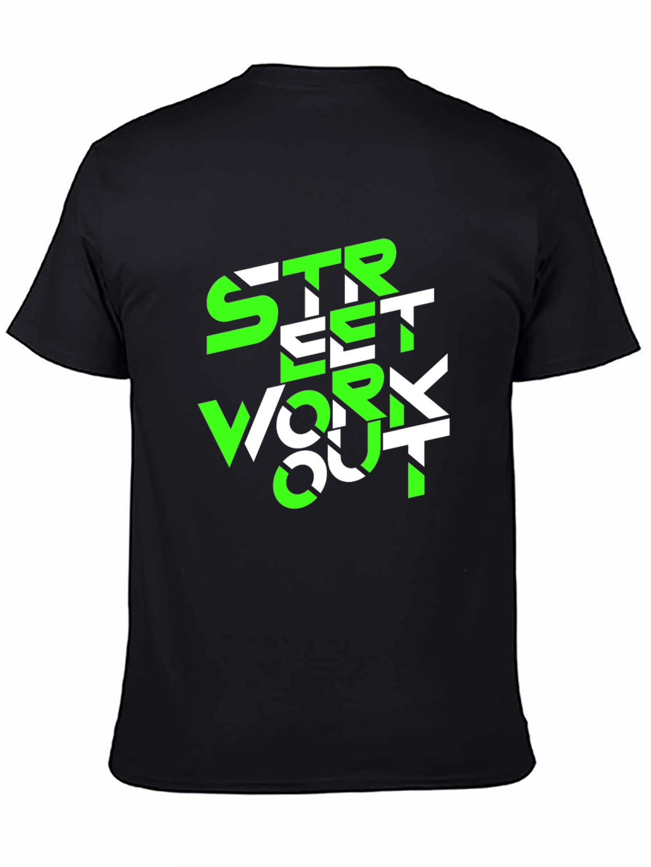 Street Workout Graphic Tee - Black