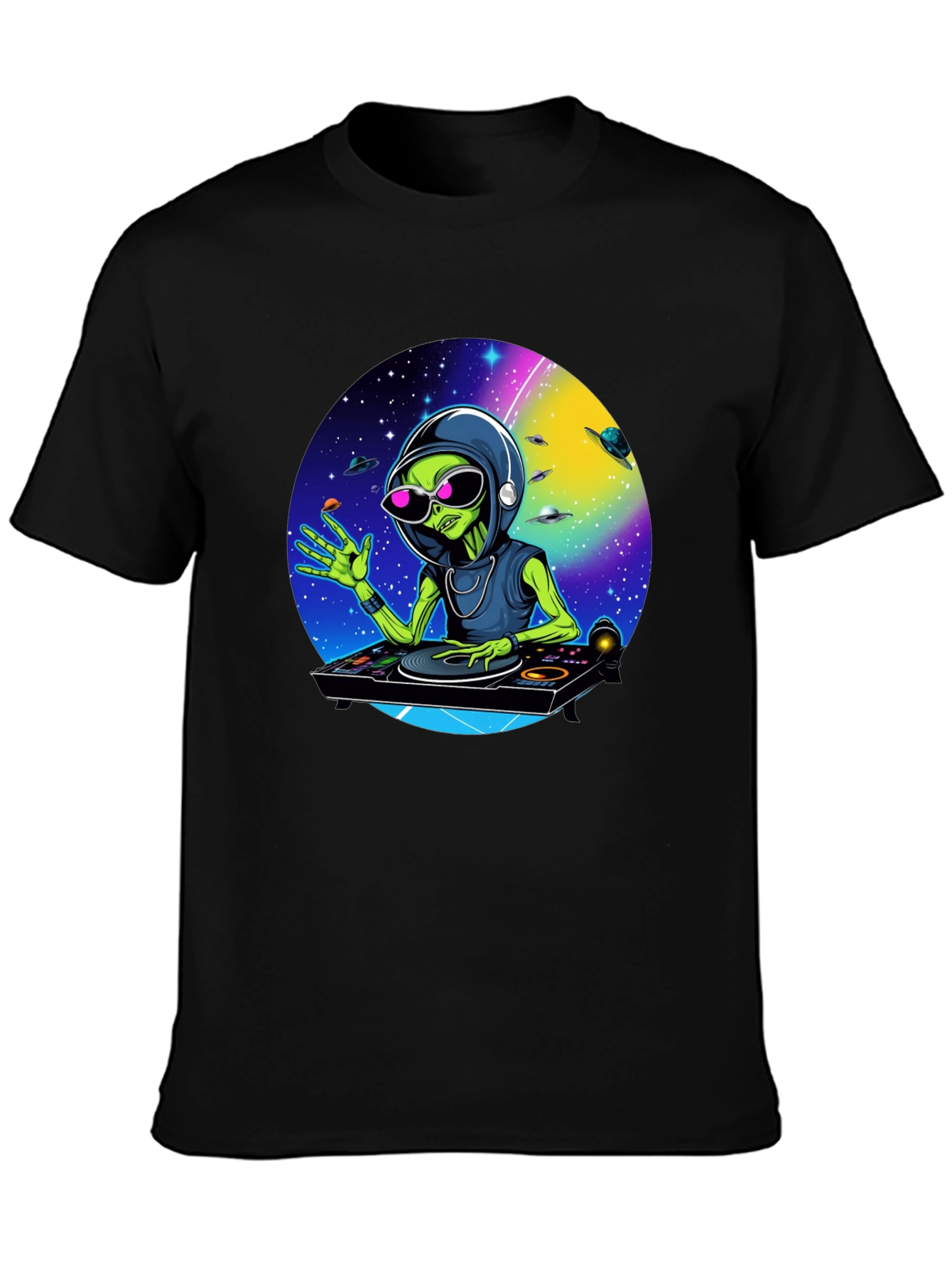 Alien DJ T-Shirt - Outta This World Music