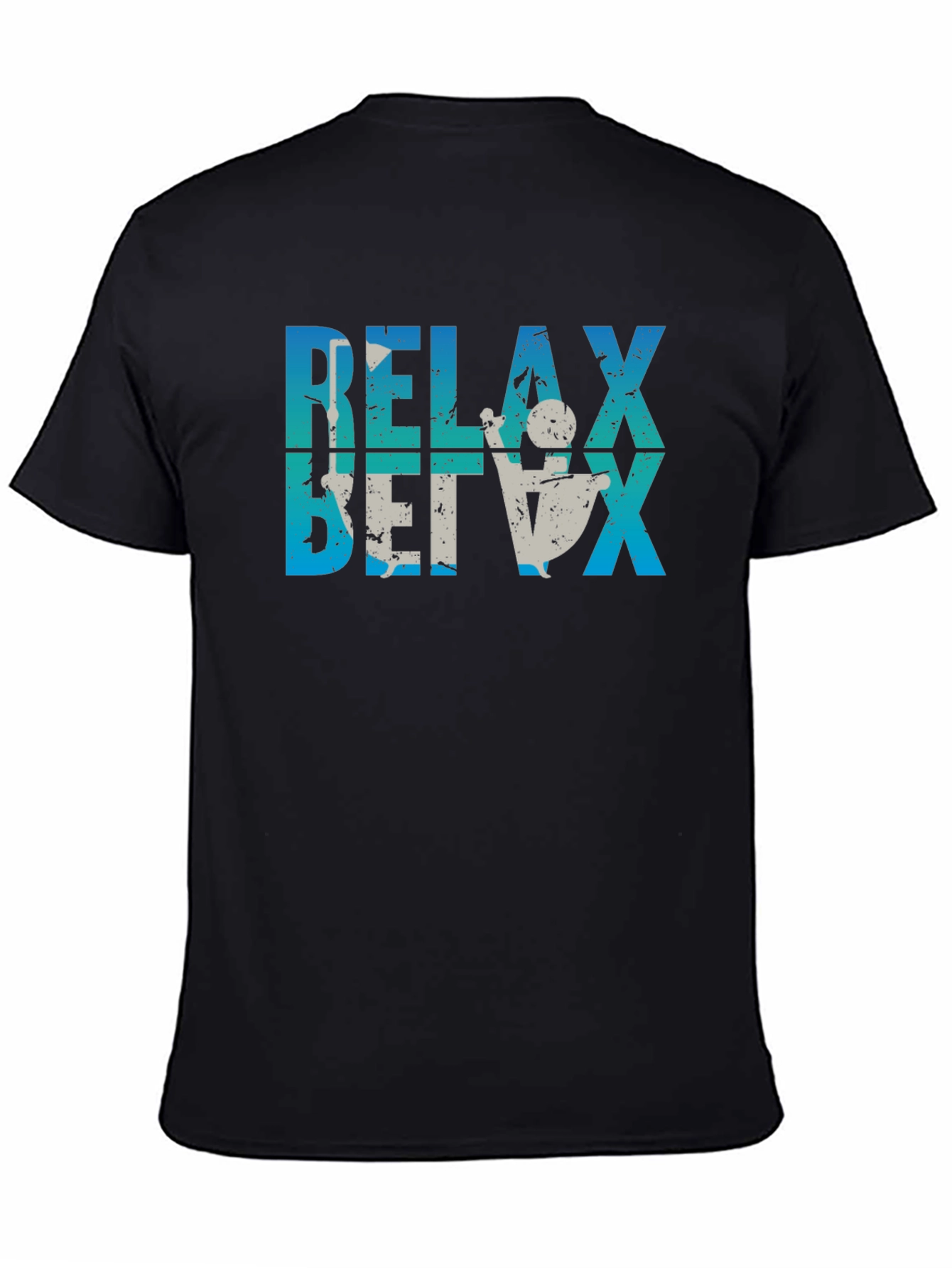 Relax T-Shirt Fun Tee Casual Wear Relaxing Theme Shirt