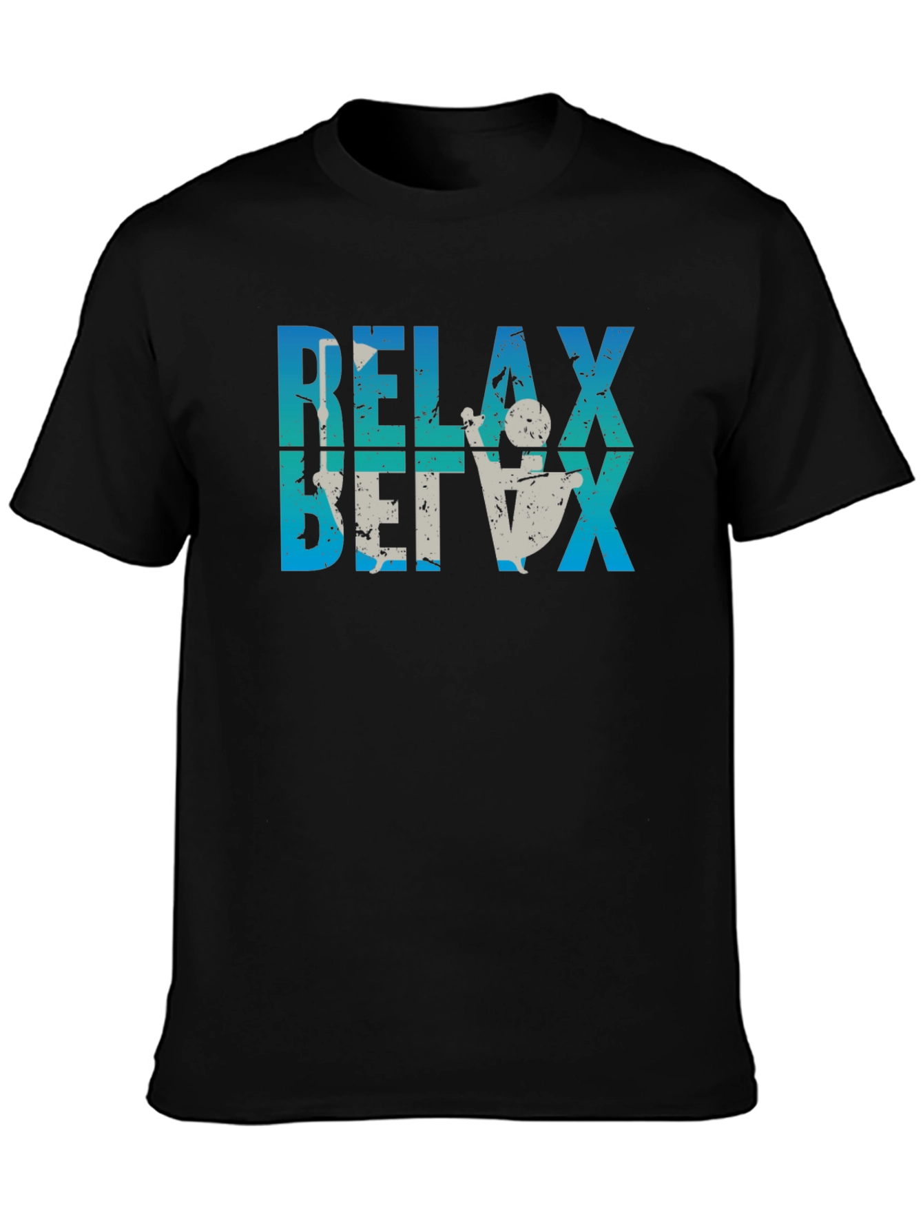 Relax T-Shirt Fun Tee Casual Wear Relaxing Theme Shirt