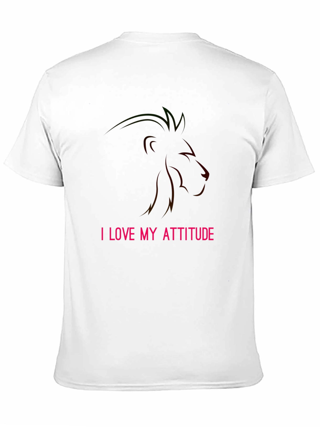 I Love My Attitude Lion Tee