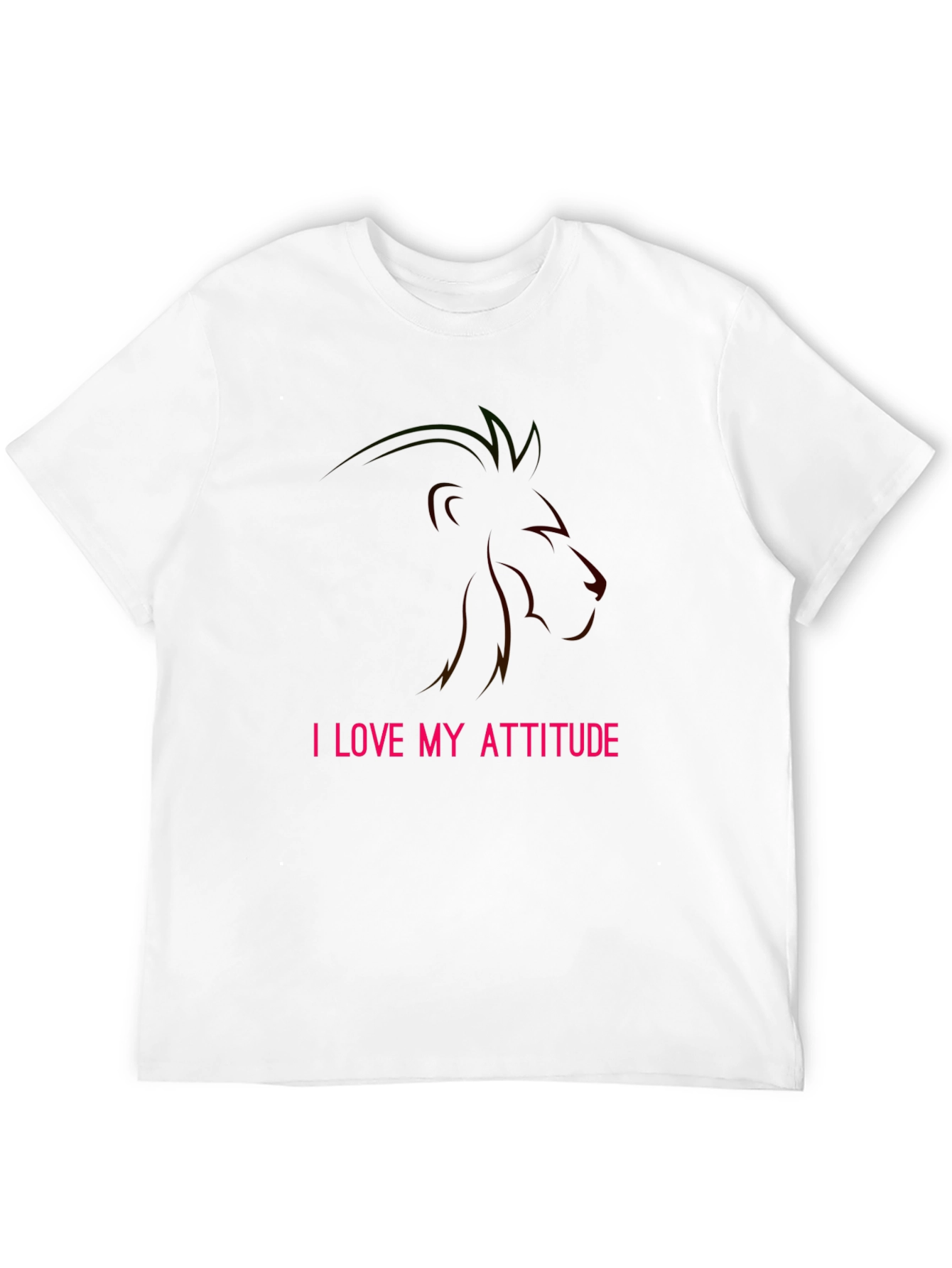 I Love My Attitude Lion Tee