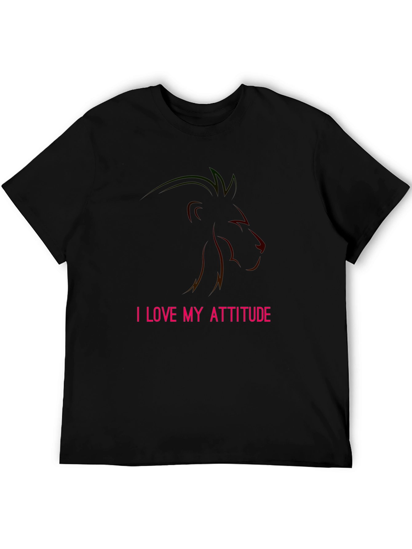 I Love My Attitude Lion Tee