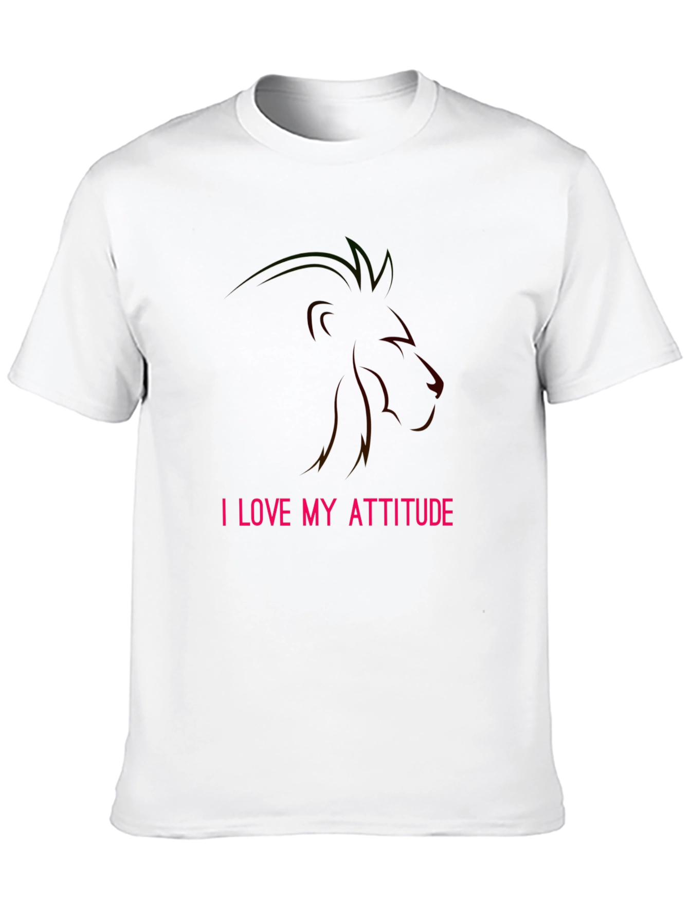 I Love My Attitude Lion Tee