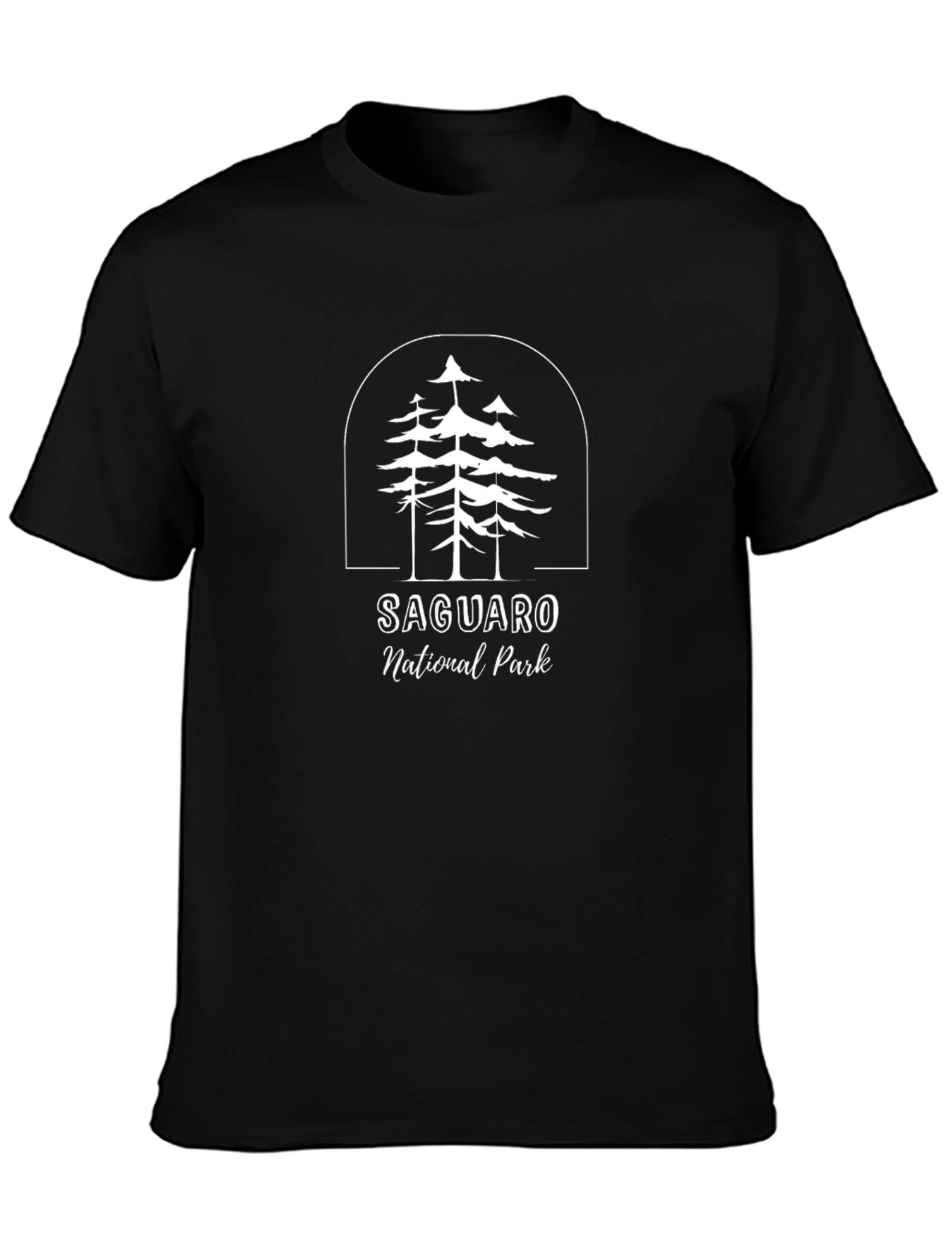 Saguaro National Park Black T-Shirt