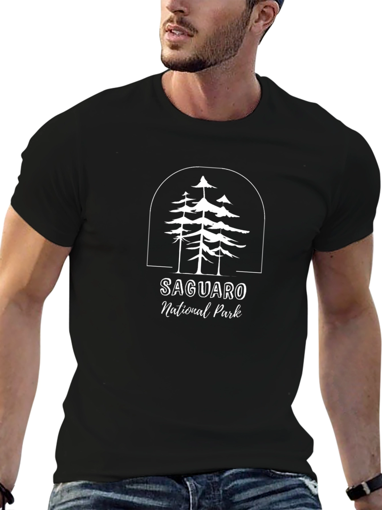 Saguaro National Park Black T-Shirt