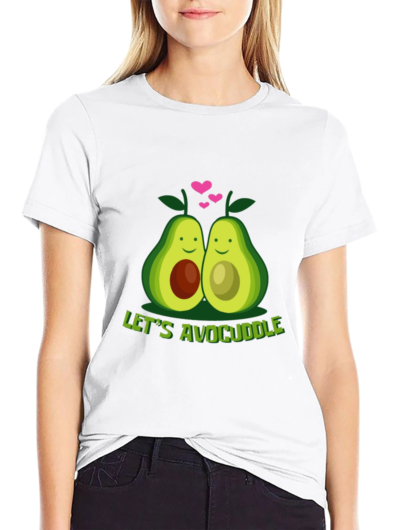 Lets Avocuddle Graphic T-Shirt