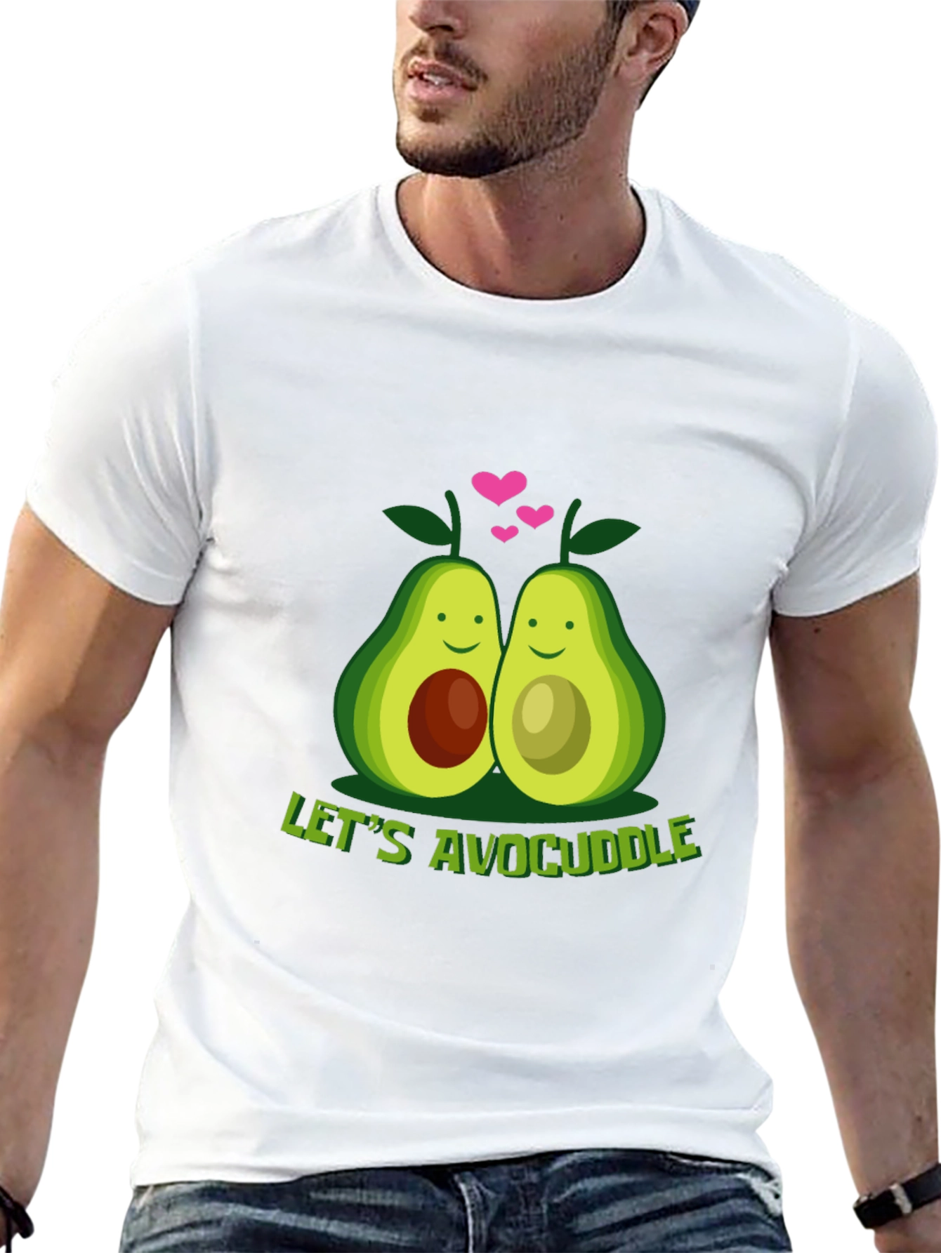 Lets Avocuddle Graphic T-Shirt