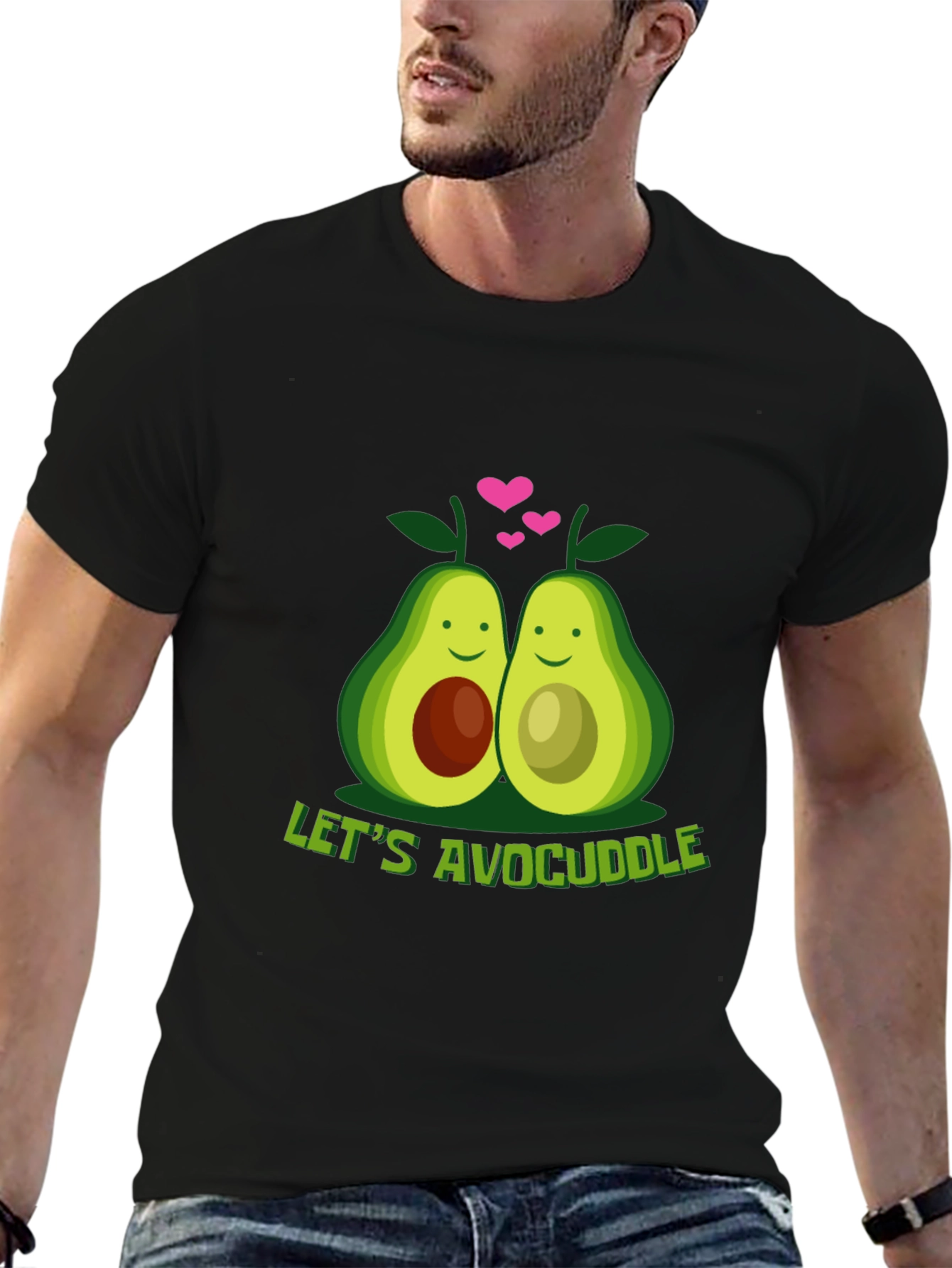 Lets Avocuddle Graphic T-Shirt