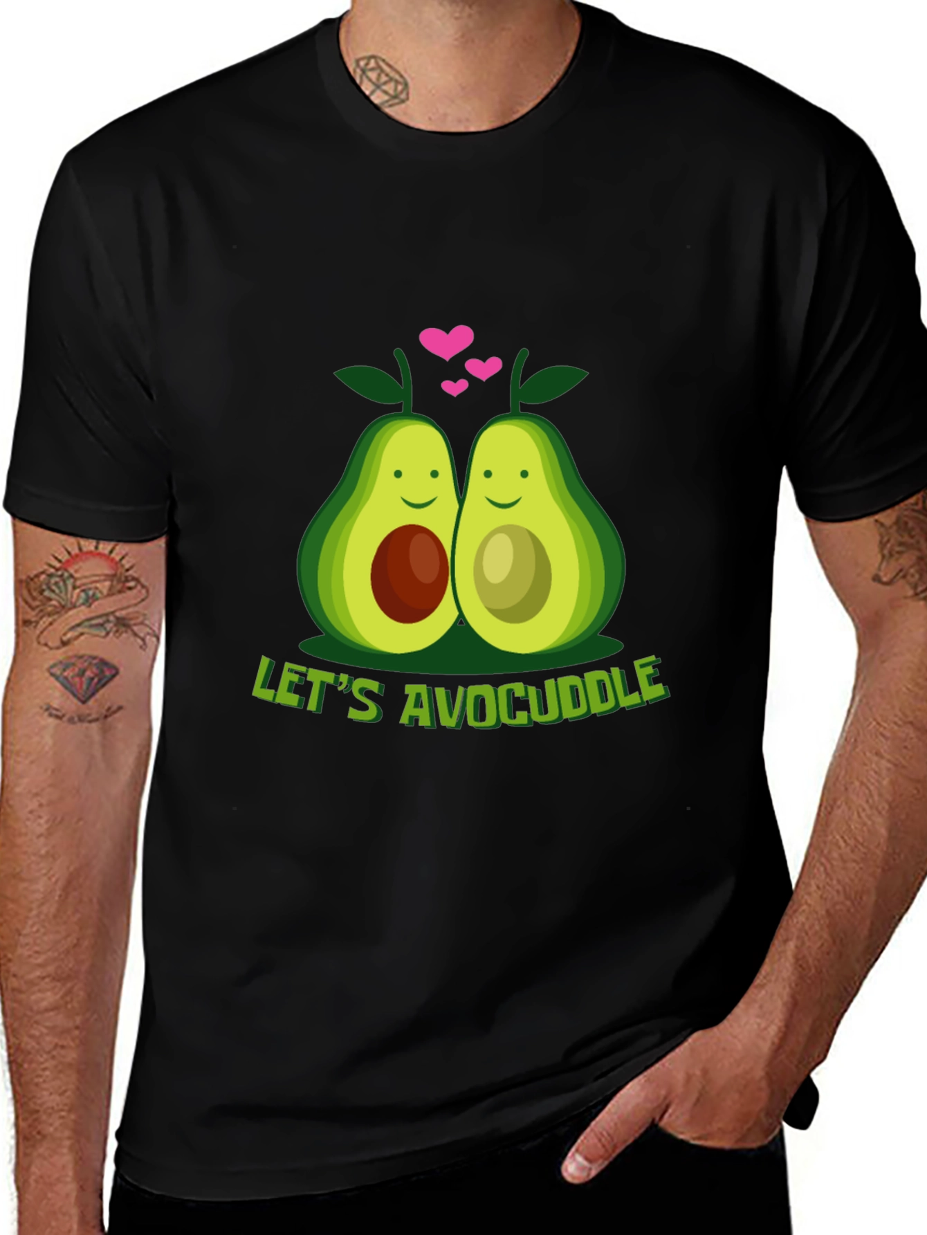 Lets Avocuddle Graphic T-Shirt