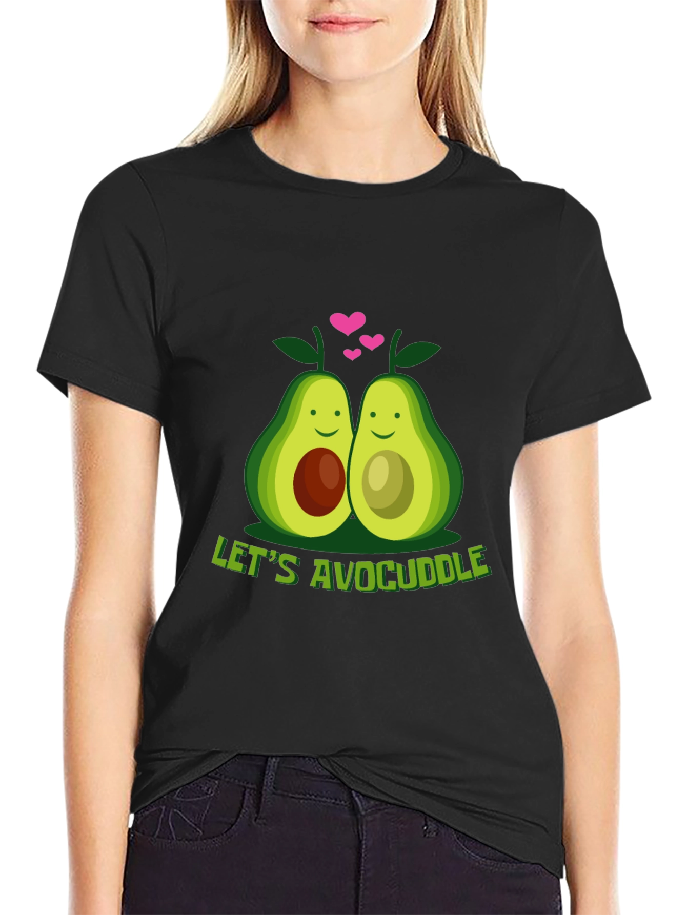 Lets Avocuddle Graphic T-Shirt