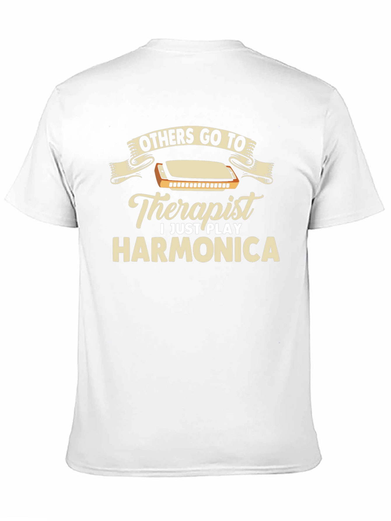 Harmonica Player T-Shirt Funny Musician Tee
