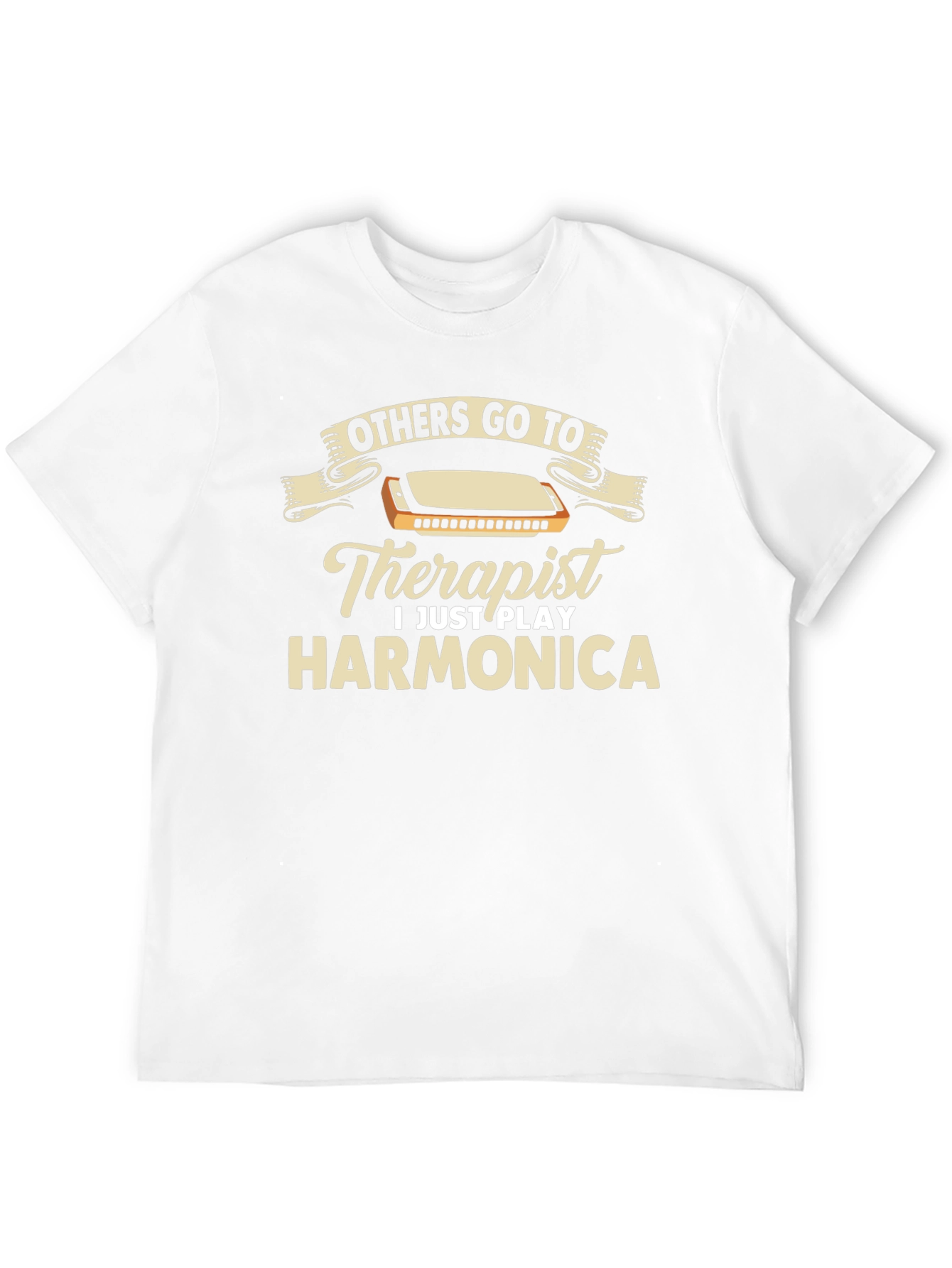 Harmonica Player T-Shirt Funny Musician Tee