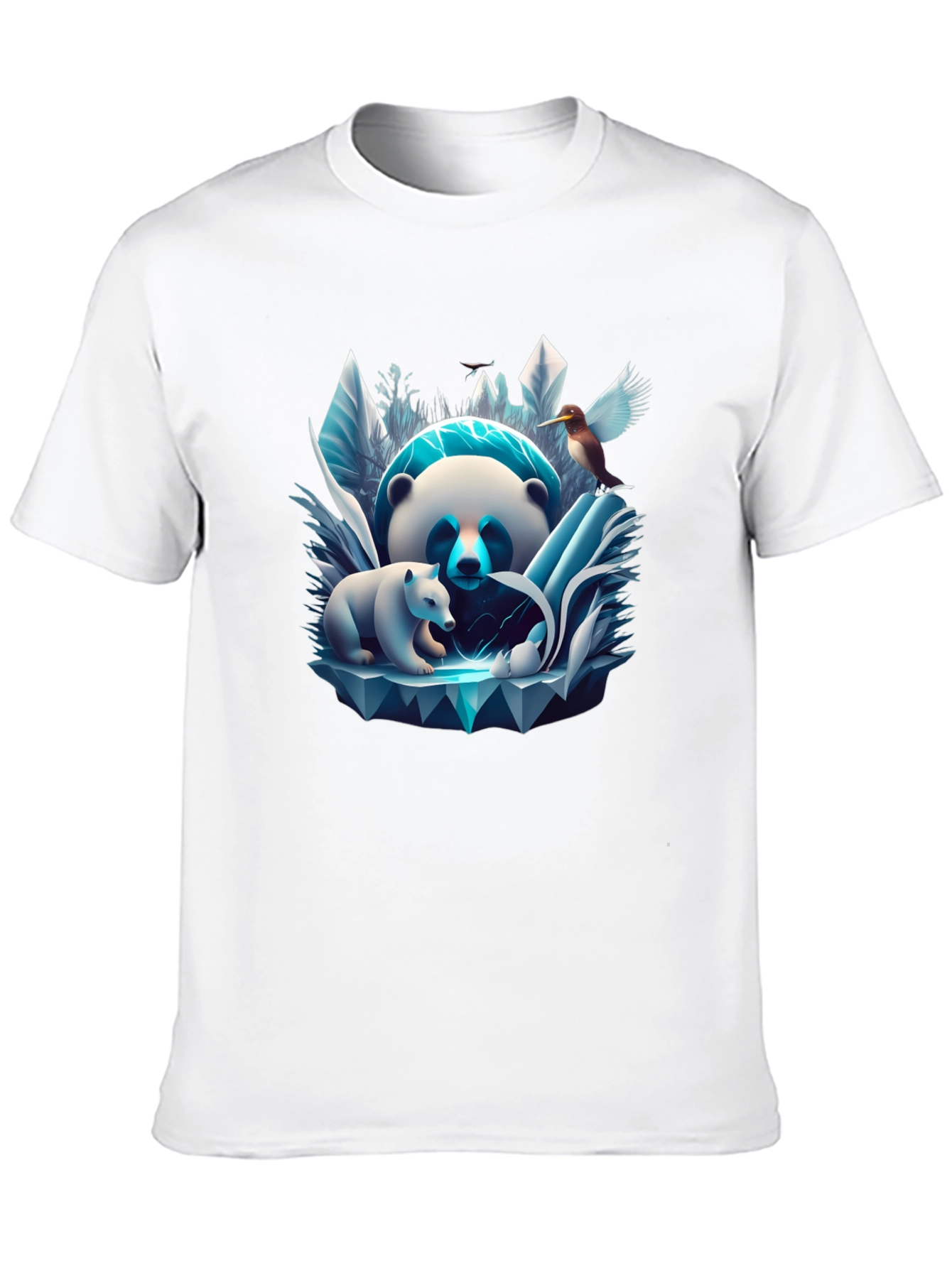 Panda & Cub Ice T-Shirt