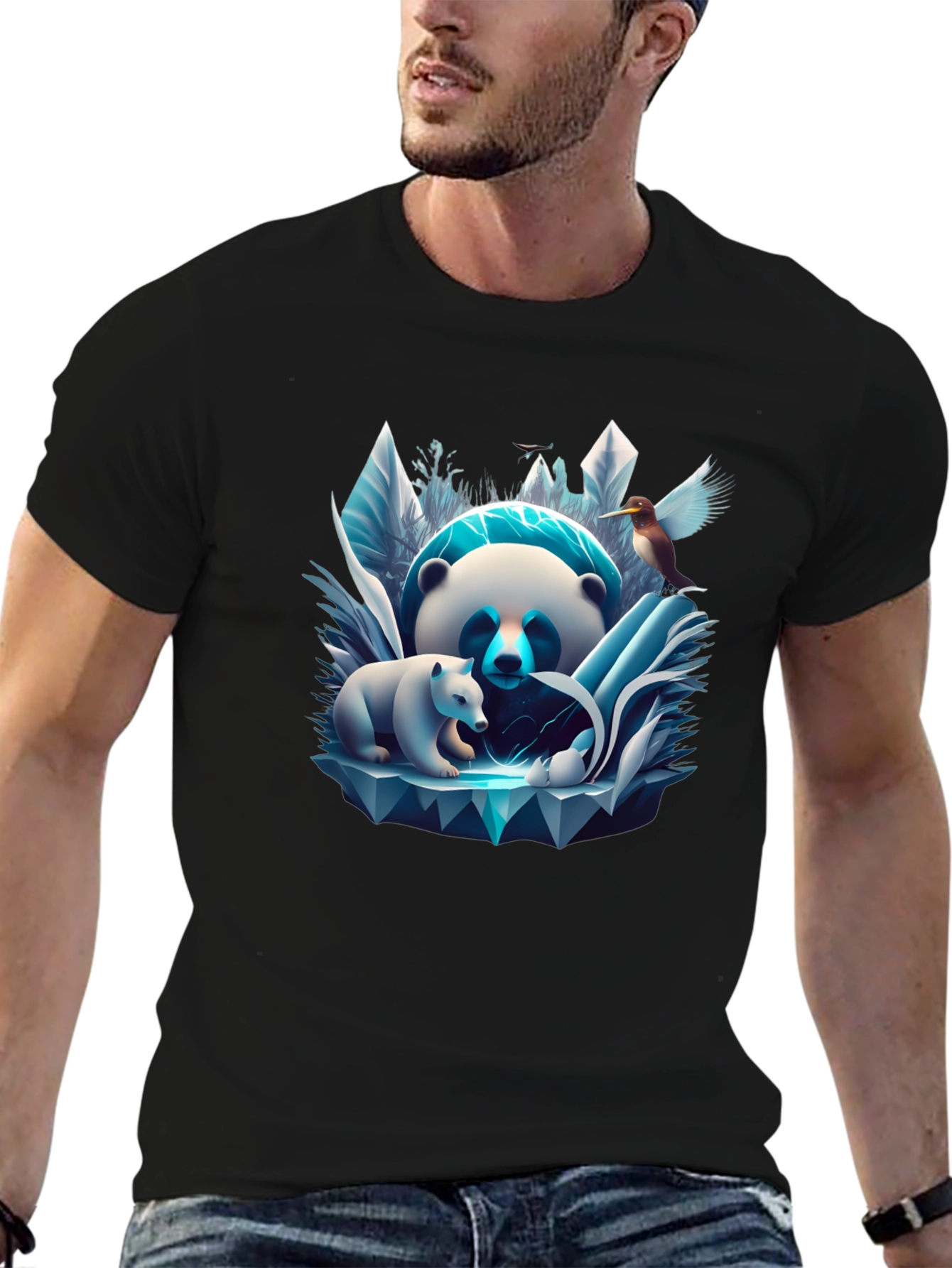 Panda & Cub Ice T-Shirt