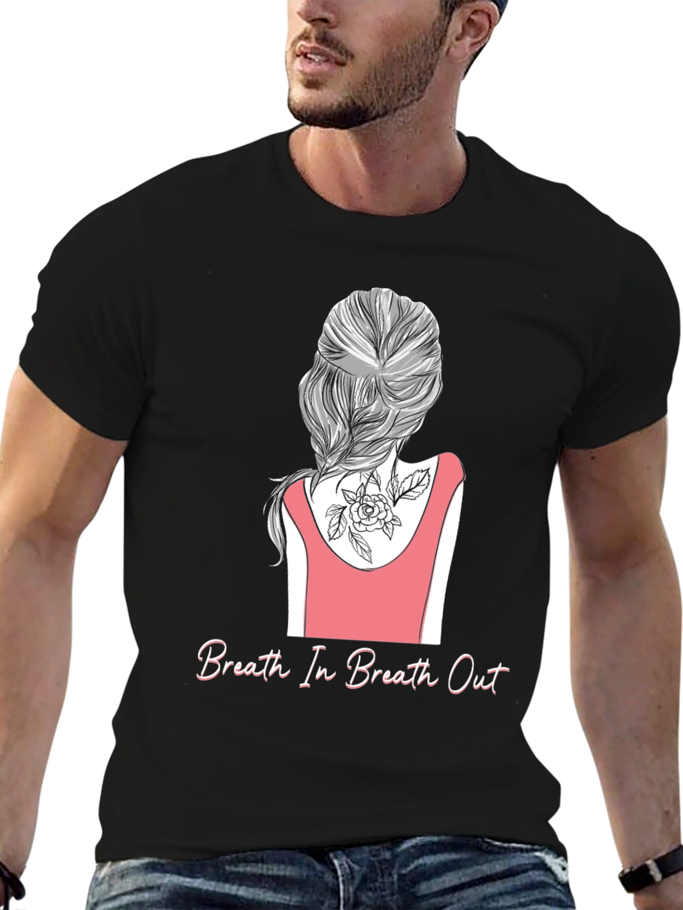 Breath In Breath Out Graphic T-Shirt