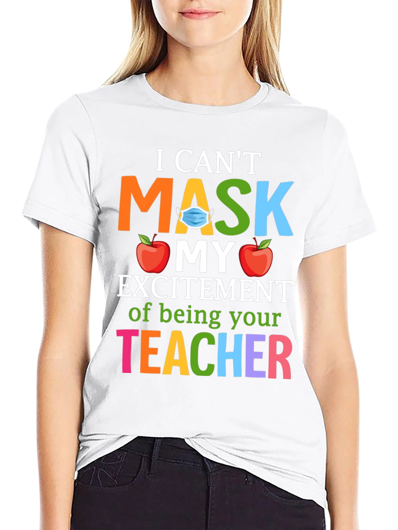 Teacher Appreciation Masked Excitement T-Shirt