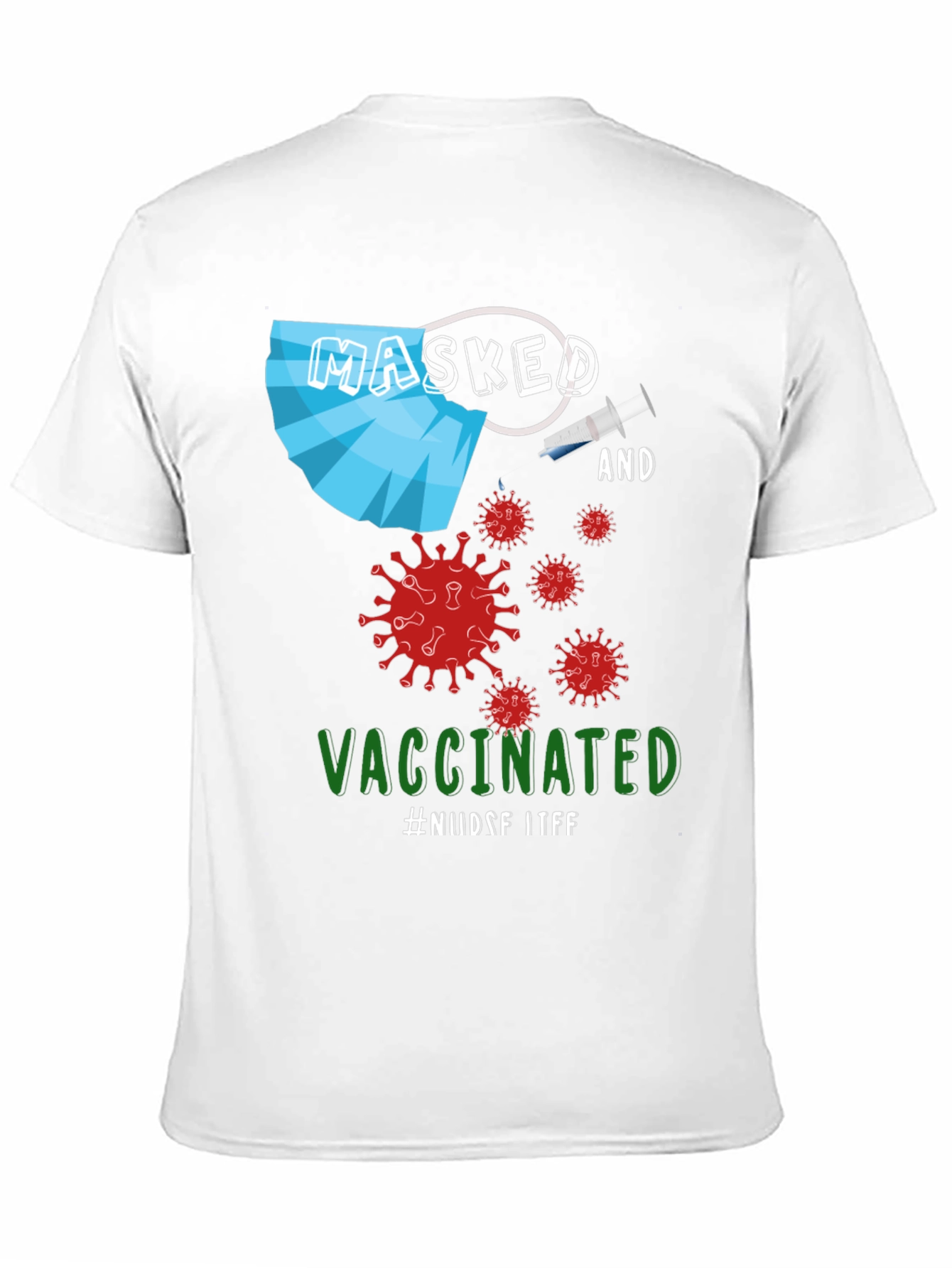 Masked and Vaccinated Graphic T-Shirt