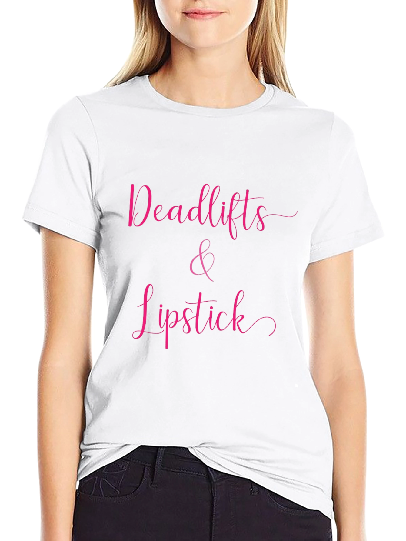 Deadlifts & Lipstick Graphic T-Shirt