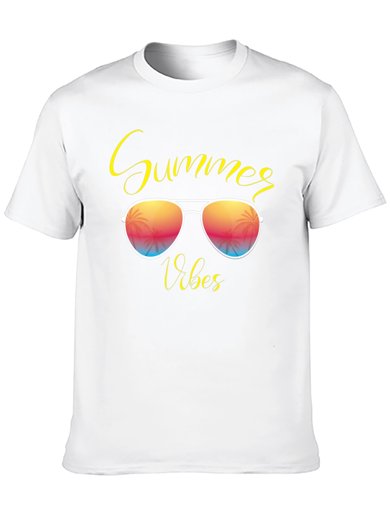 Summer Vibes Graphic Tee - Black T-Shirt