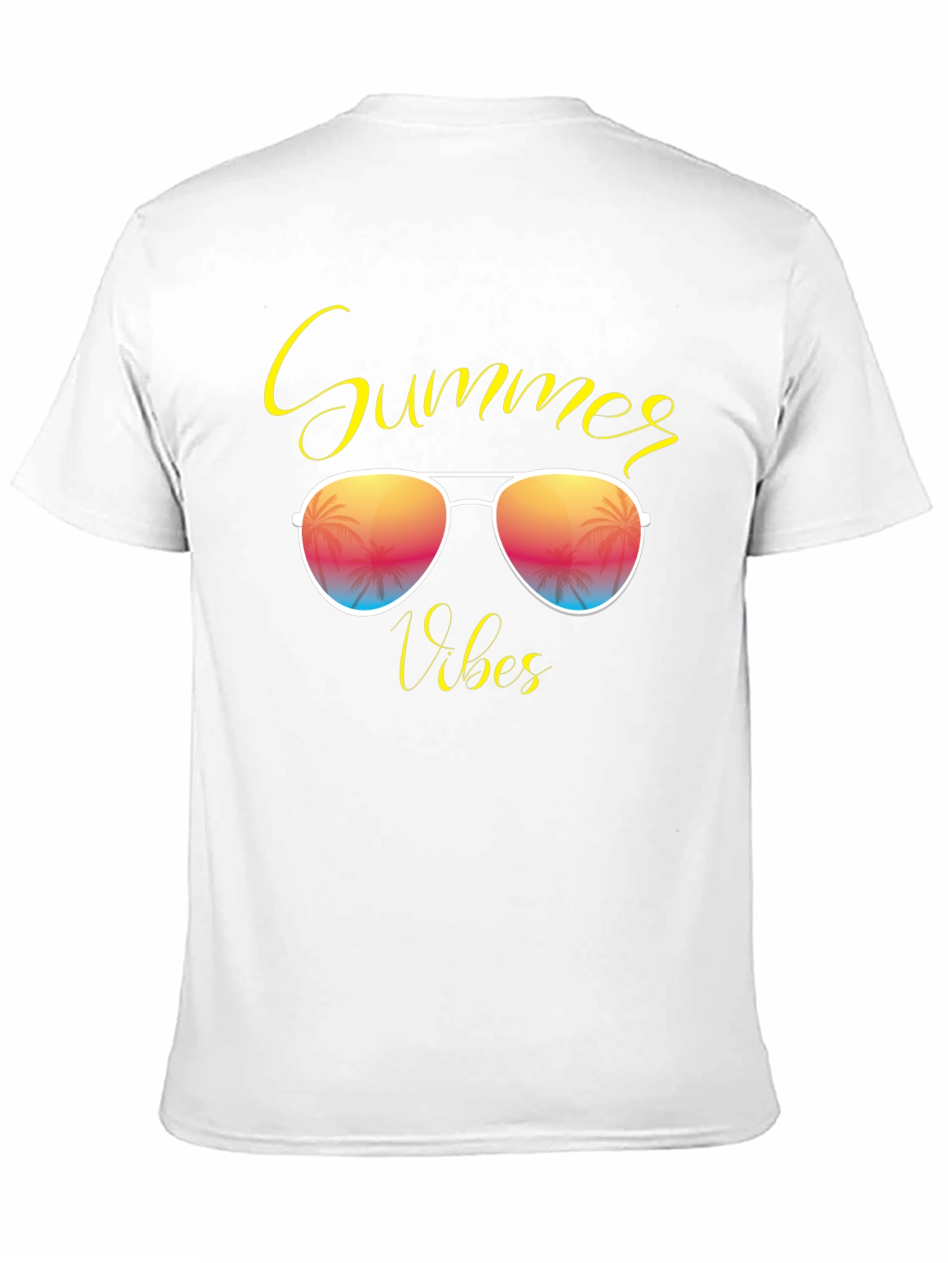 Summer Vibes Graphic Tee - Black T-Shirt