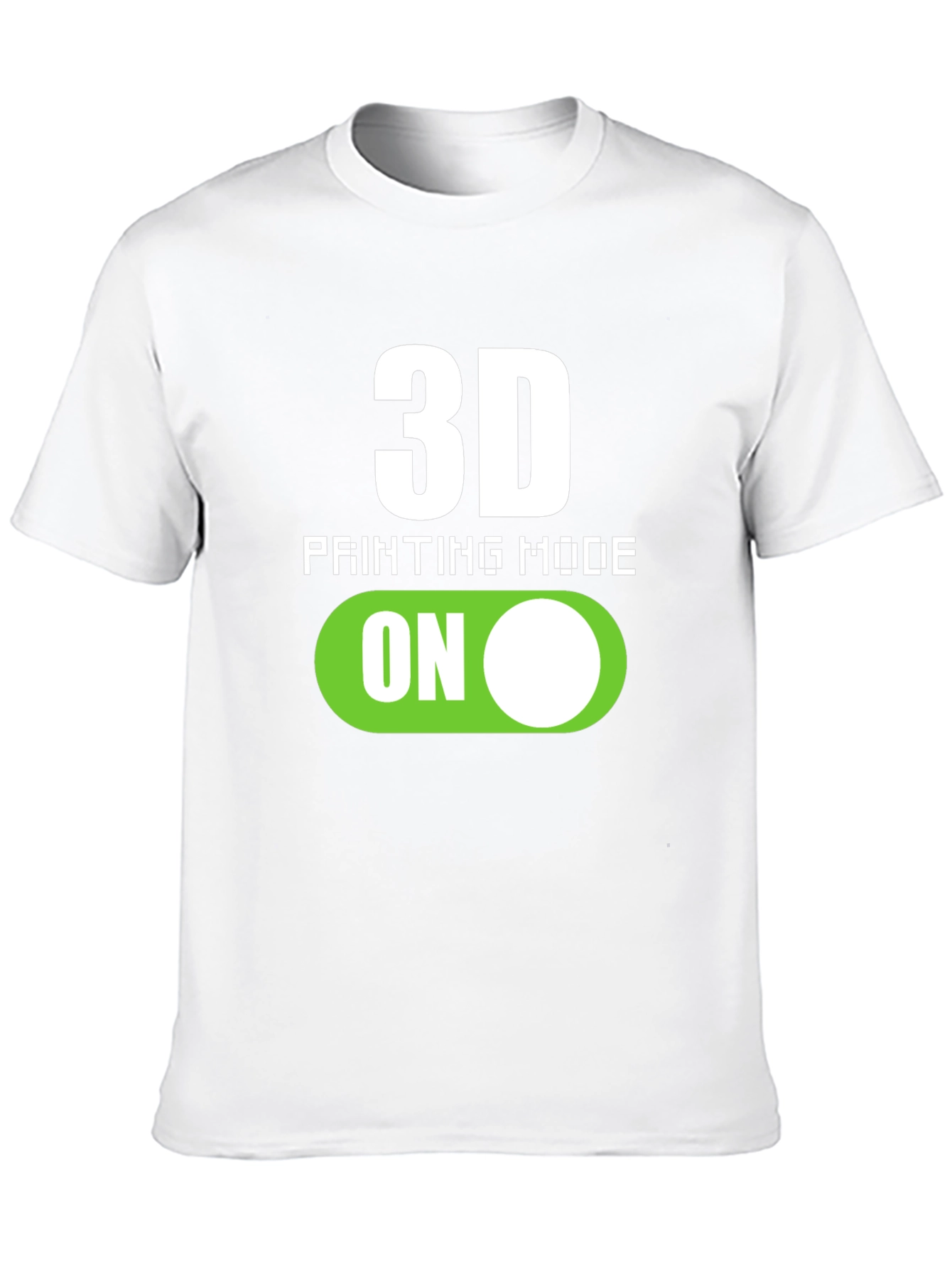 3D Printing Mode On Graphic Tee